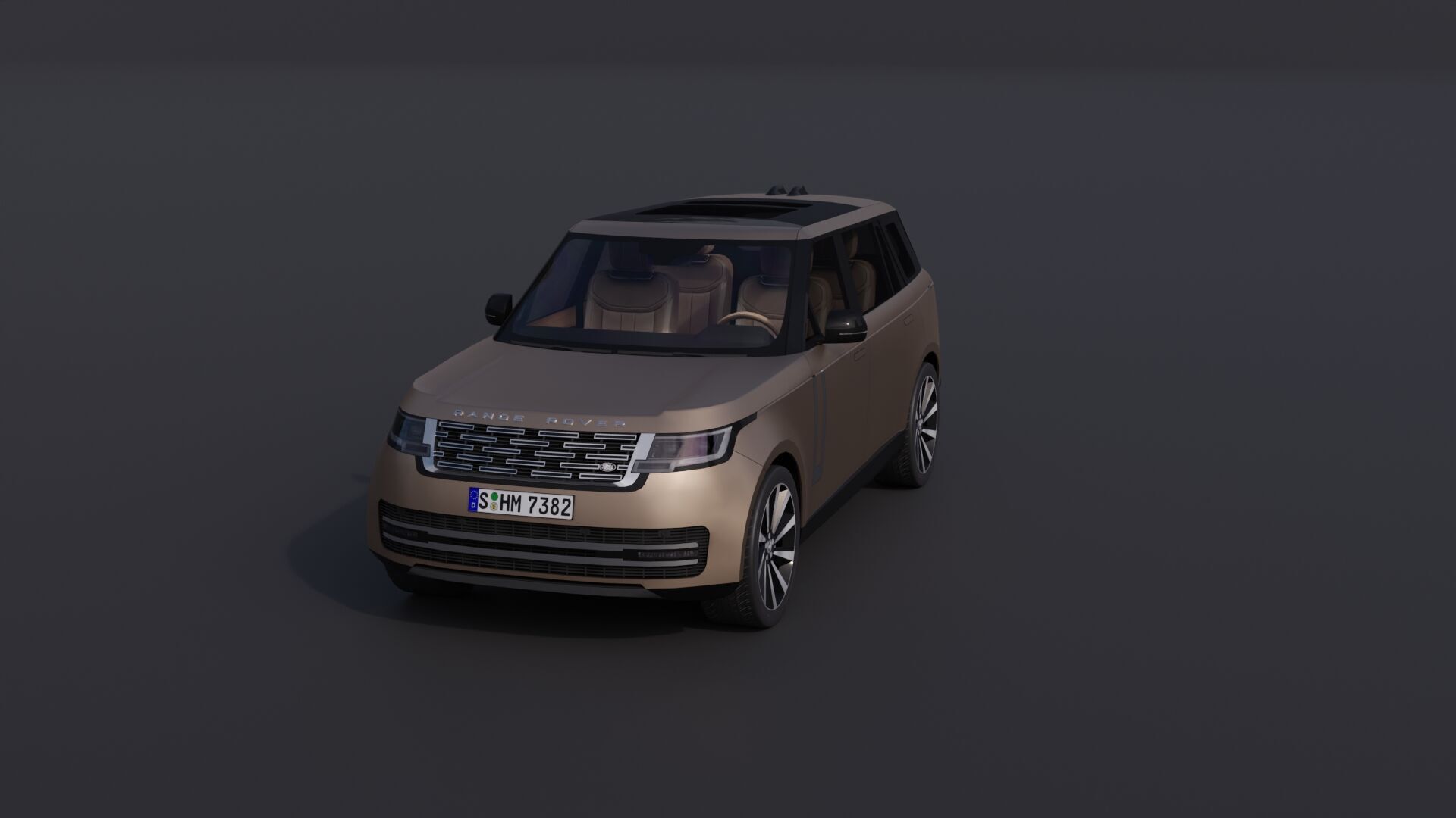 Land Rover Range Rover Low-poly 3D model_25