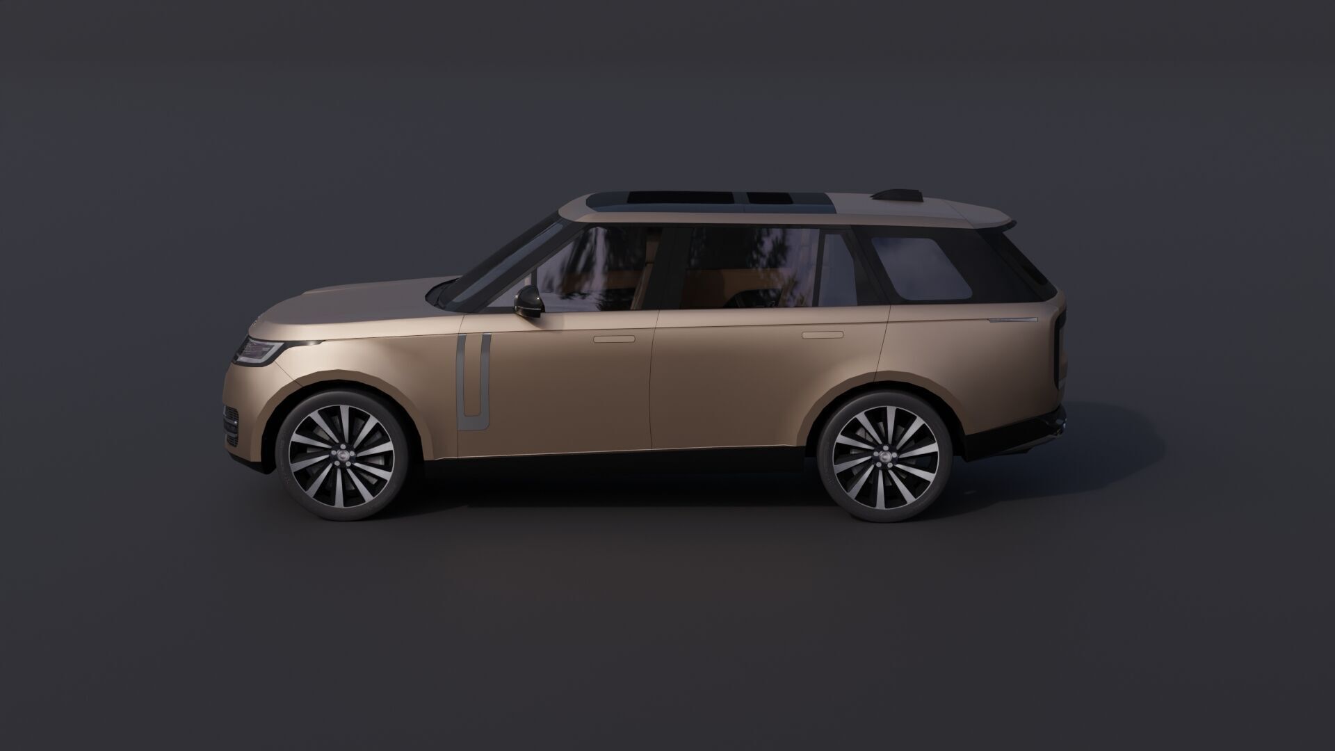 Land Rover Range Rover Low-poly 3D model_31
