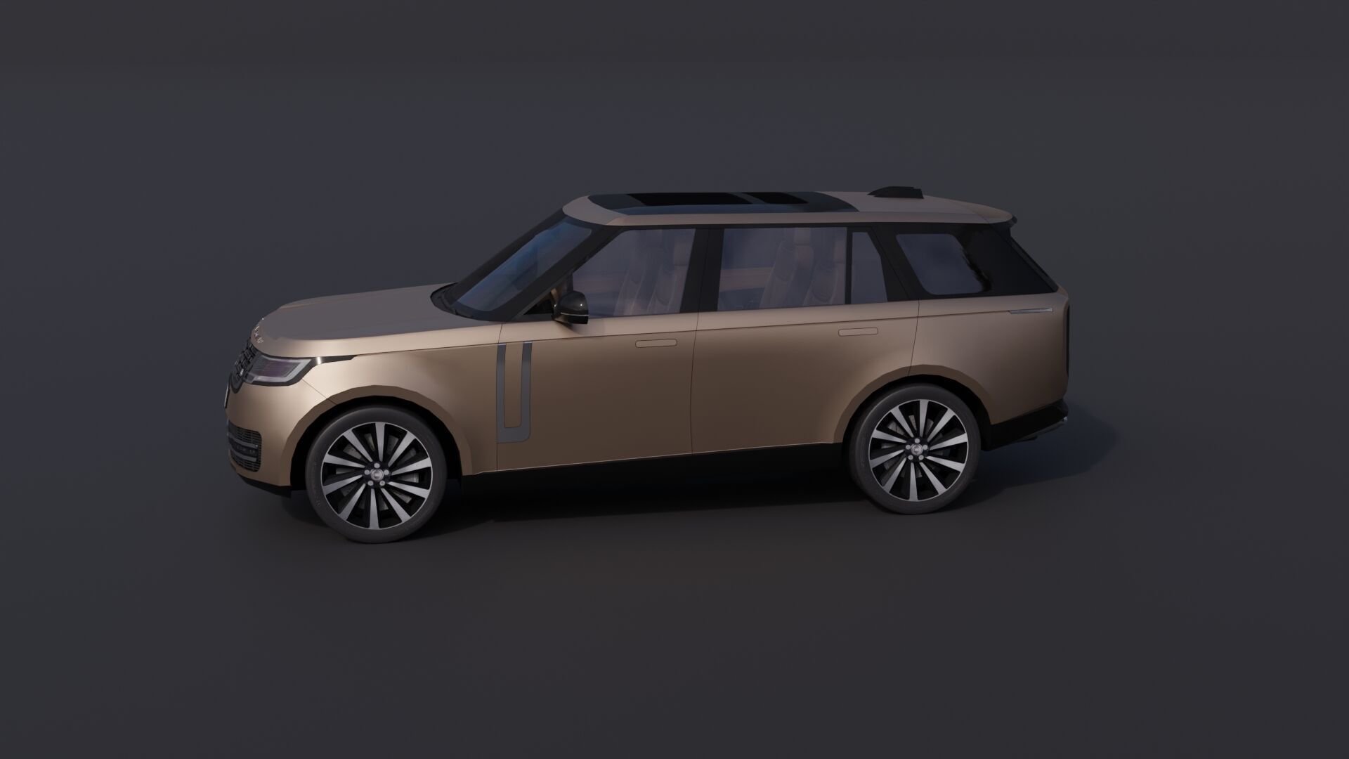 Land Rover Range Rover Low-poly 3D model_30