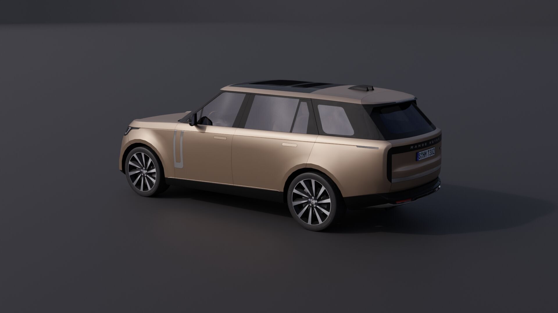 Land Rover Range Rover Low-poly 3D model_4