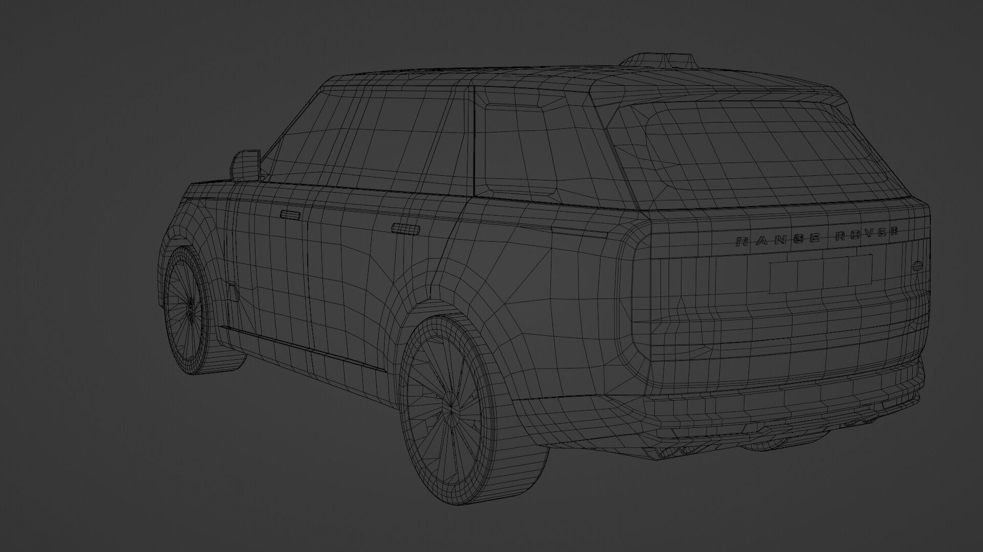 Land Rover Range Rover Low-poly 3D model_34
