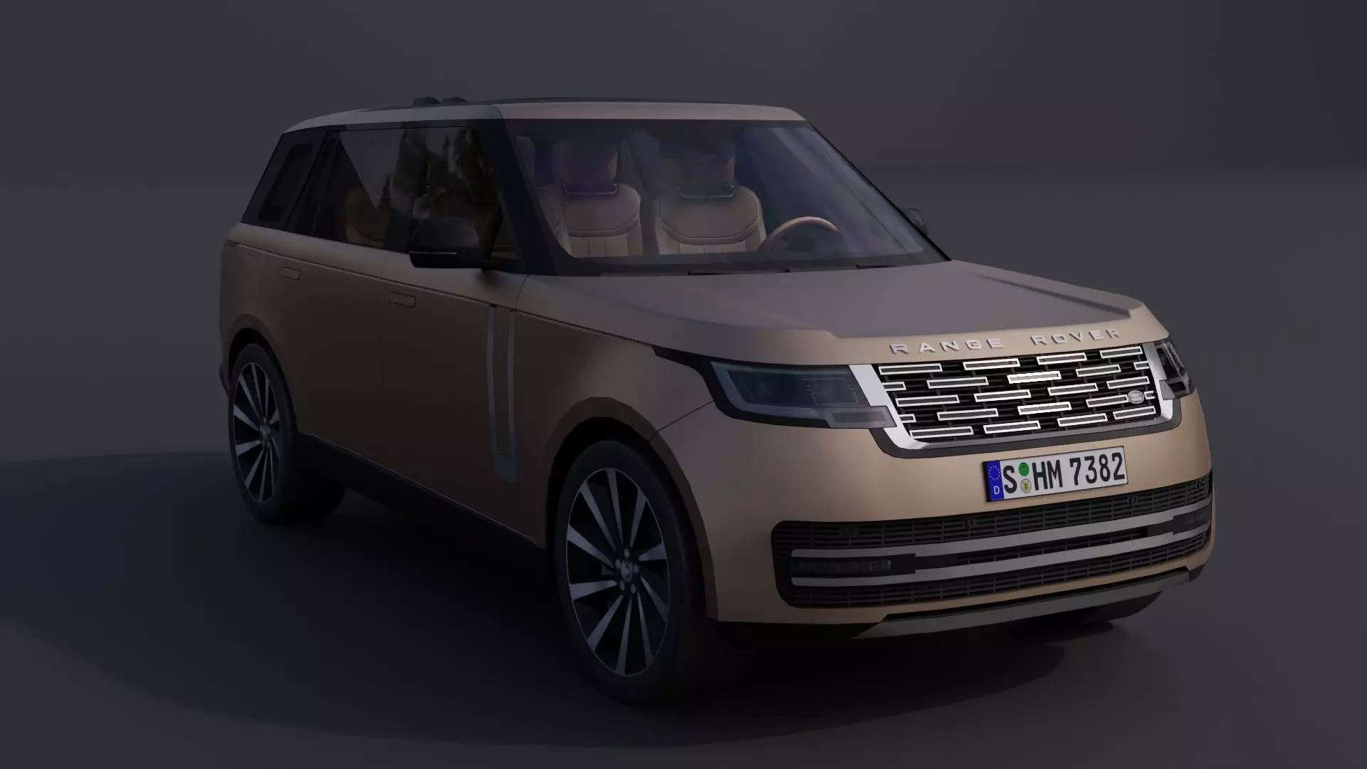 Land Rover Range Rover Low-poly 3D model_0