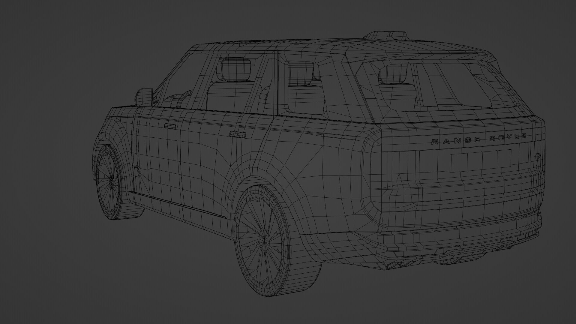 Land Rover Range Rover Low-poly 3D model_35