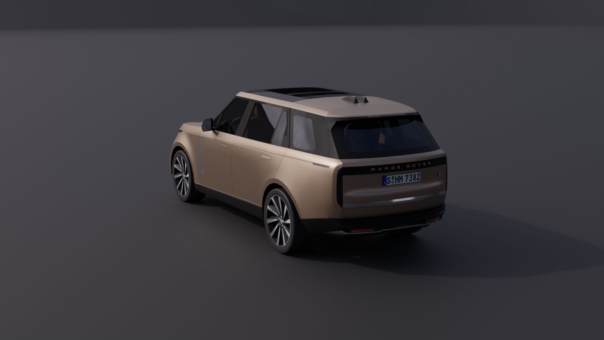 Land Rover Range Rover Low-poly 3D model_6