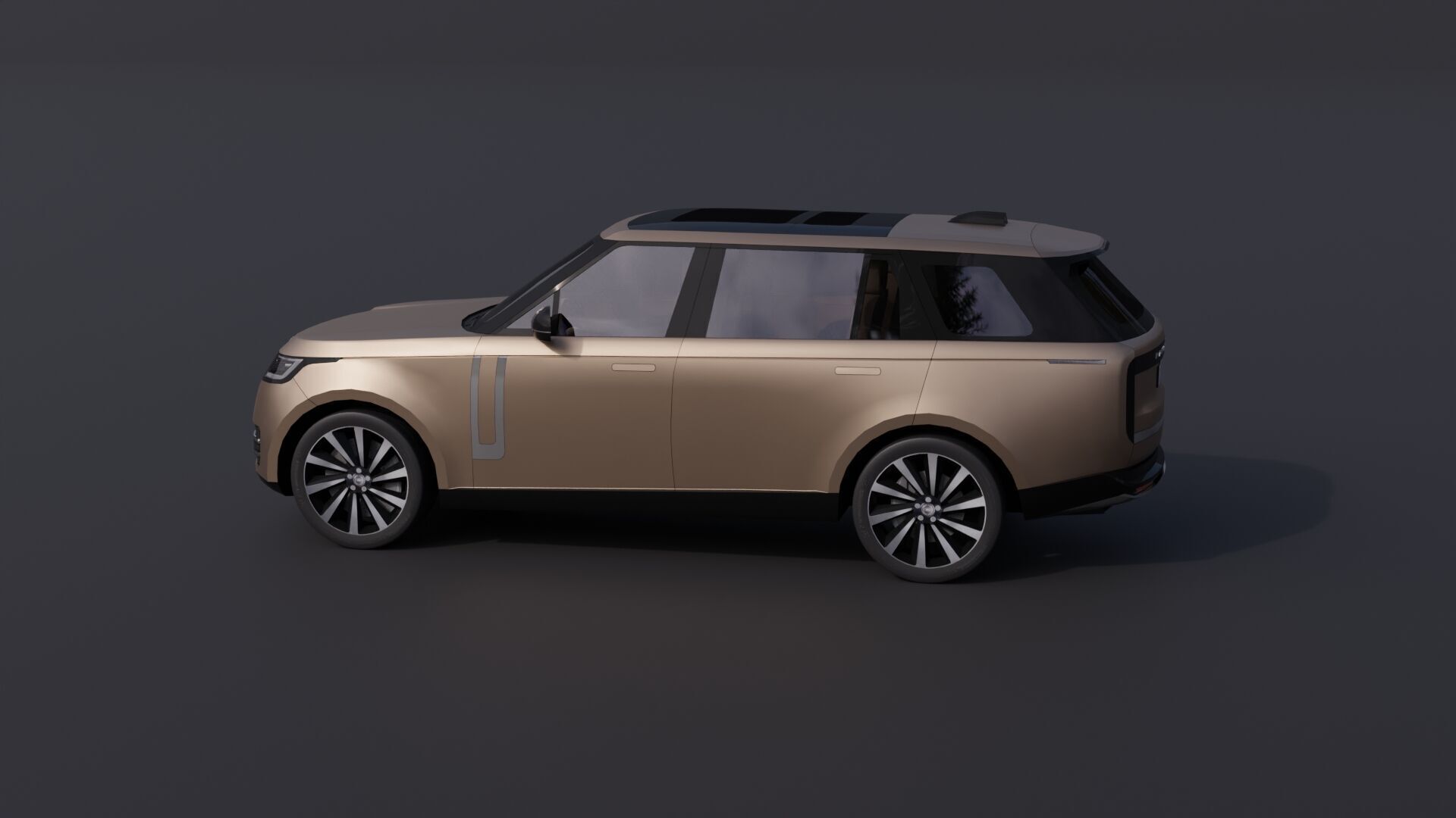 Land Rover Range Rover Low-poly 3D model_2