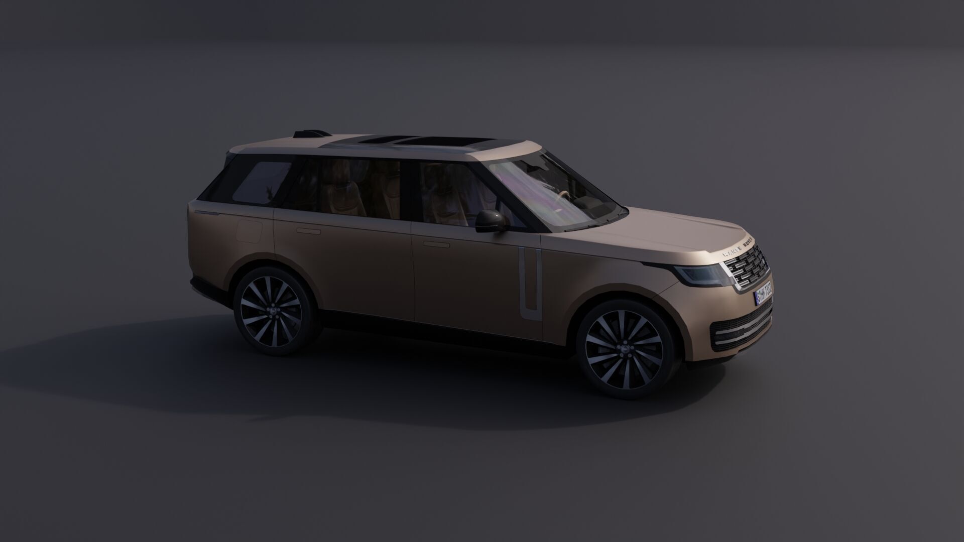 Land Rover Range Rover Low-poly 3D model_18