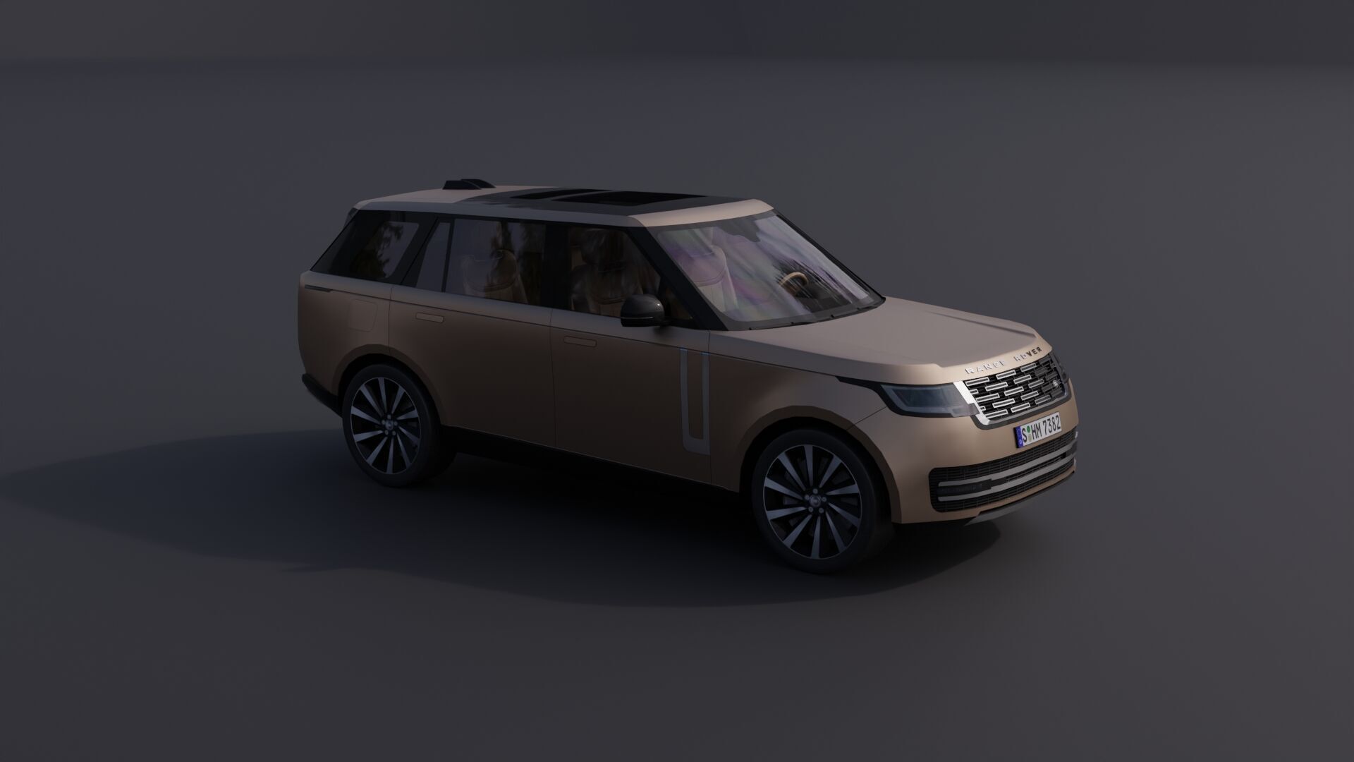 Land Rover Range Rover Low-poly 3D model_19