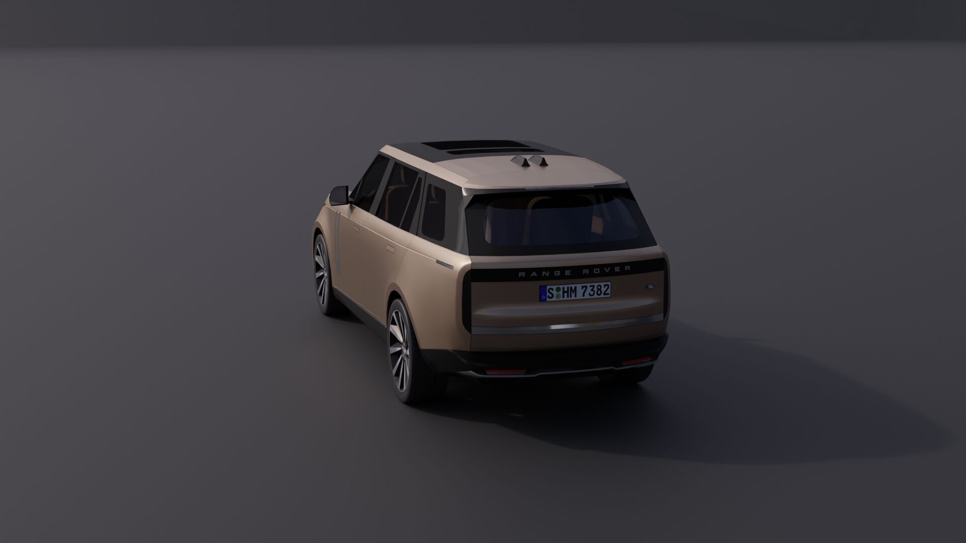 Land Rover Range Rover Low-poly 3D model_7