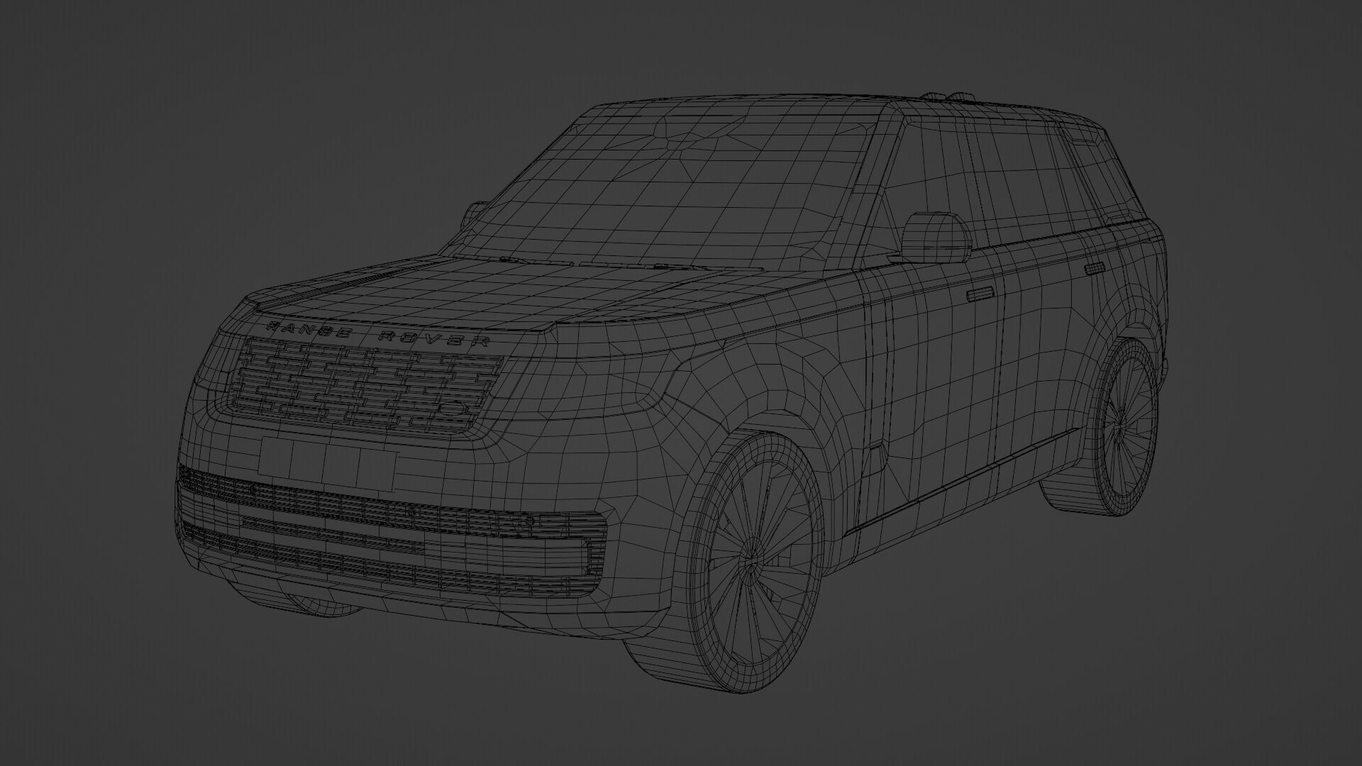 Land Rover Range Rover Low-poly 3D model_32