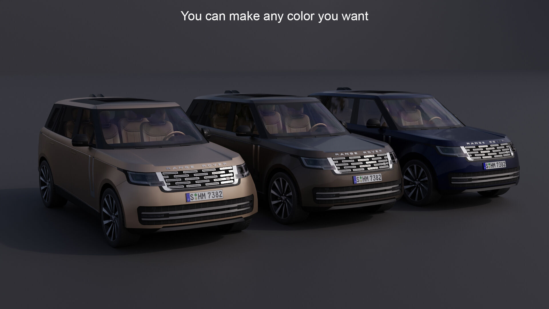 Land Rover Range Rover Low-poly 3D model_1