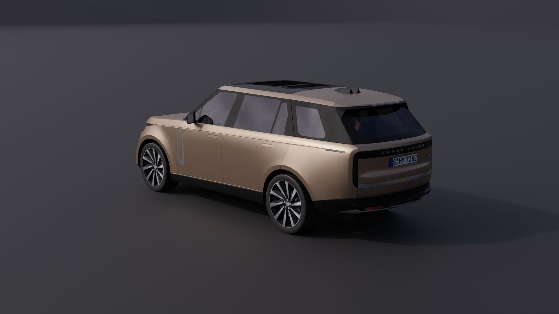 Land Rover Range Rover Low-poly 3D model_5