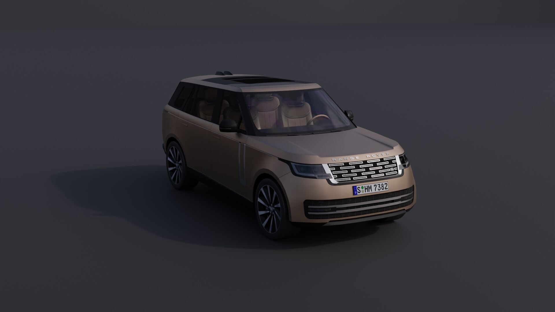 Land Rover Range Rover Low-poly 3D model_21