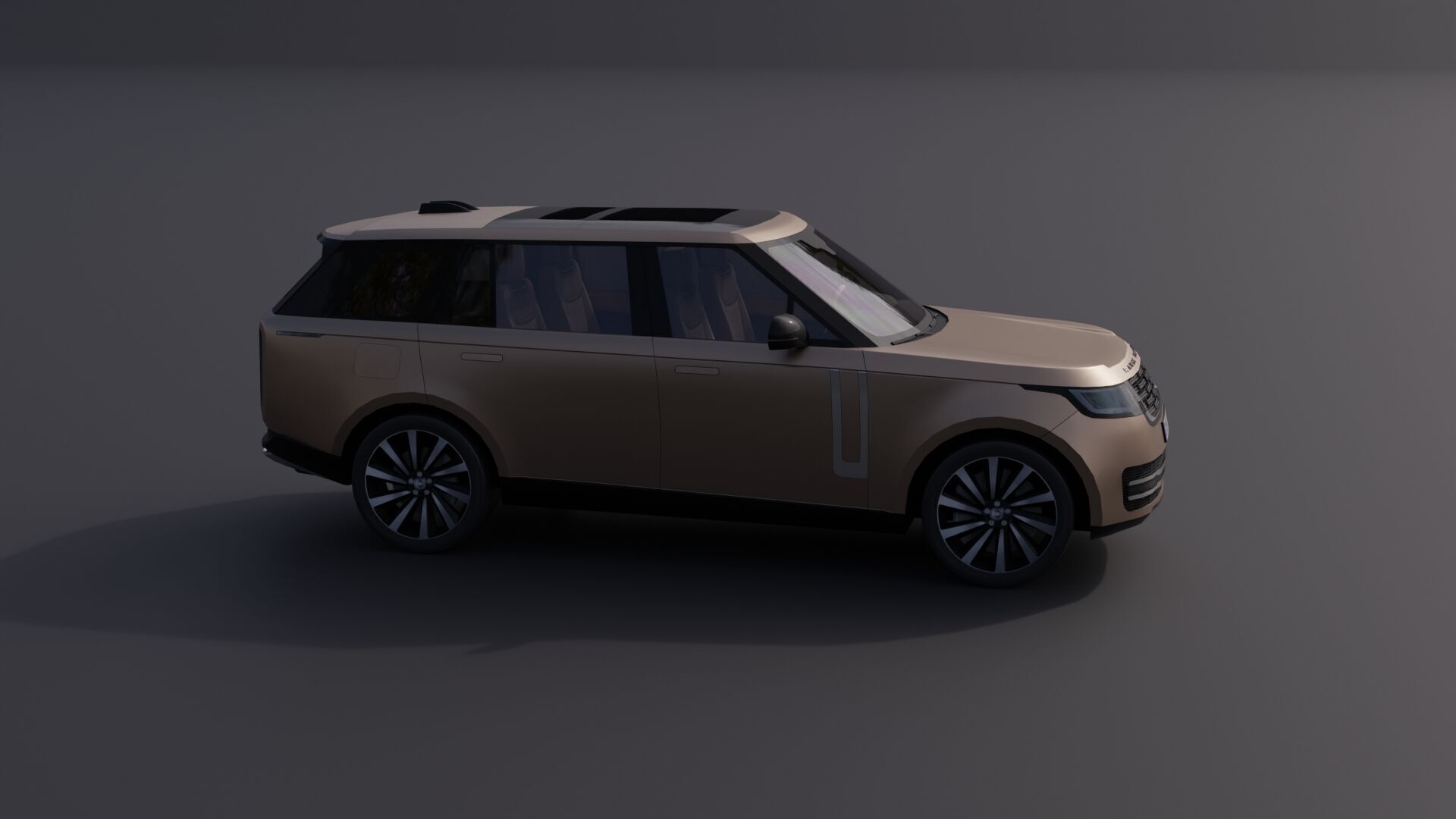 Land Rover Range Rover Low-poly 3D model_17