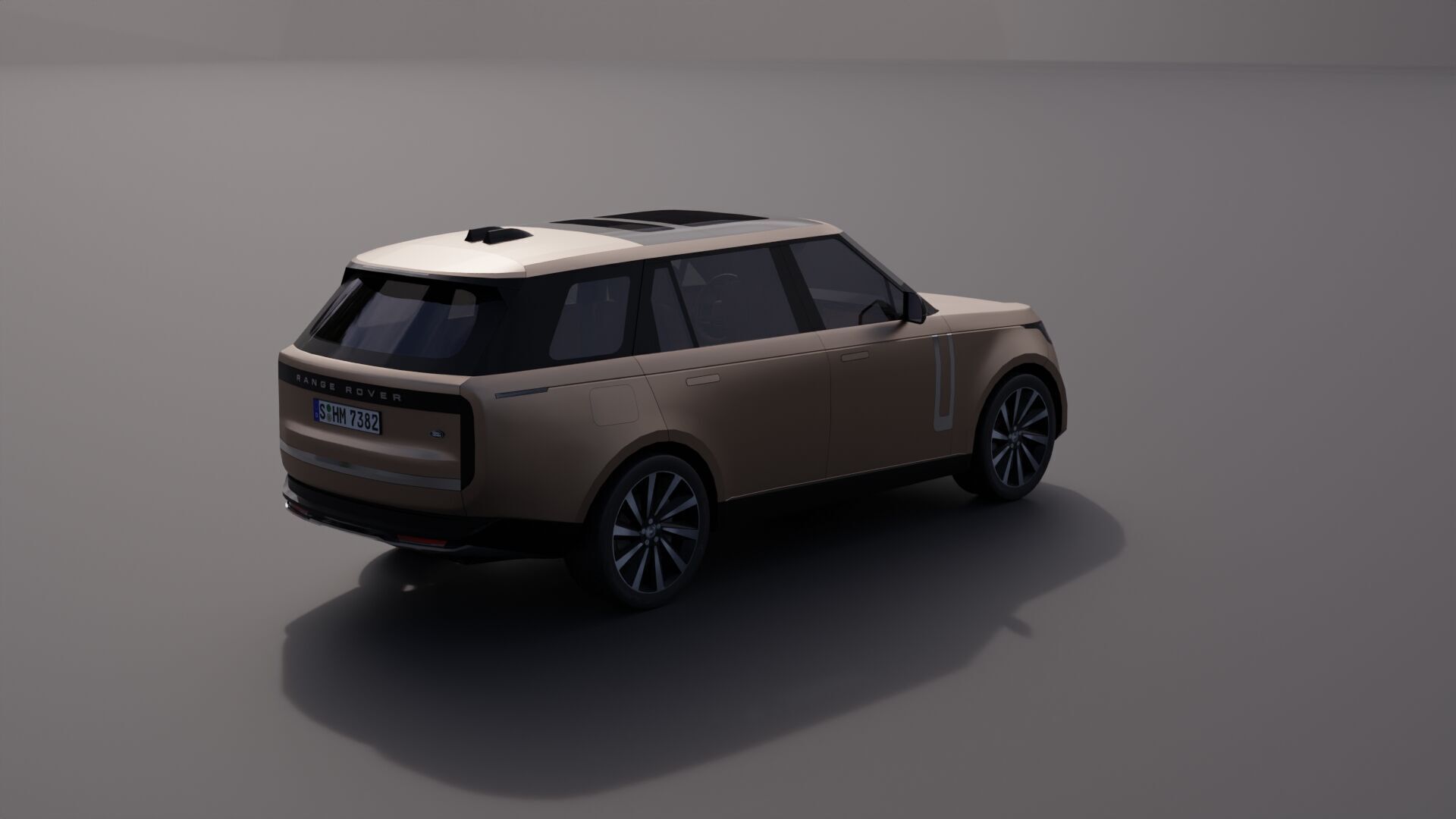 Land Rover Range Rover Low-poly 3D model_12