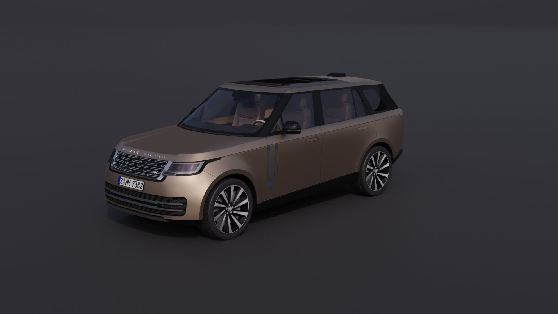 Land Rover Range Rover Low-poly 3D model_27