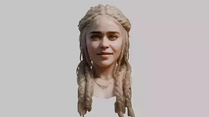 Daenerys Targaryen Head Bust Game of Thrones Mother of Dragons