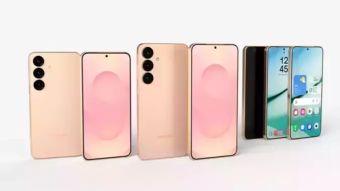 Pinkgold Samsung Galaxy S25 and S25 Plus