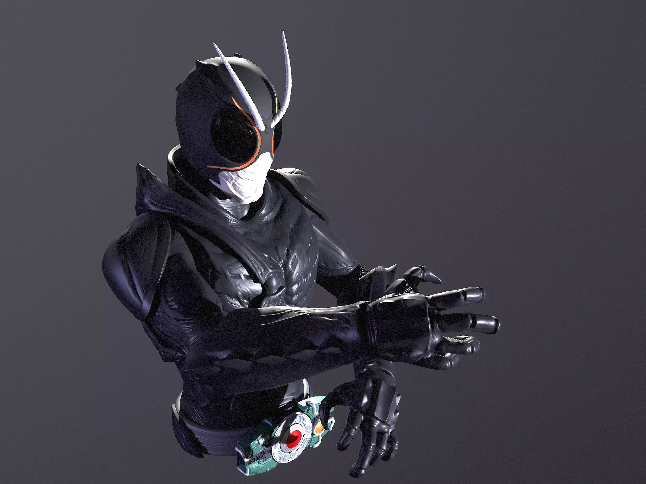 Kamen Rider Black Sun 3D Model 3D print model 3D print model_0
