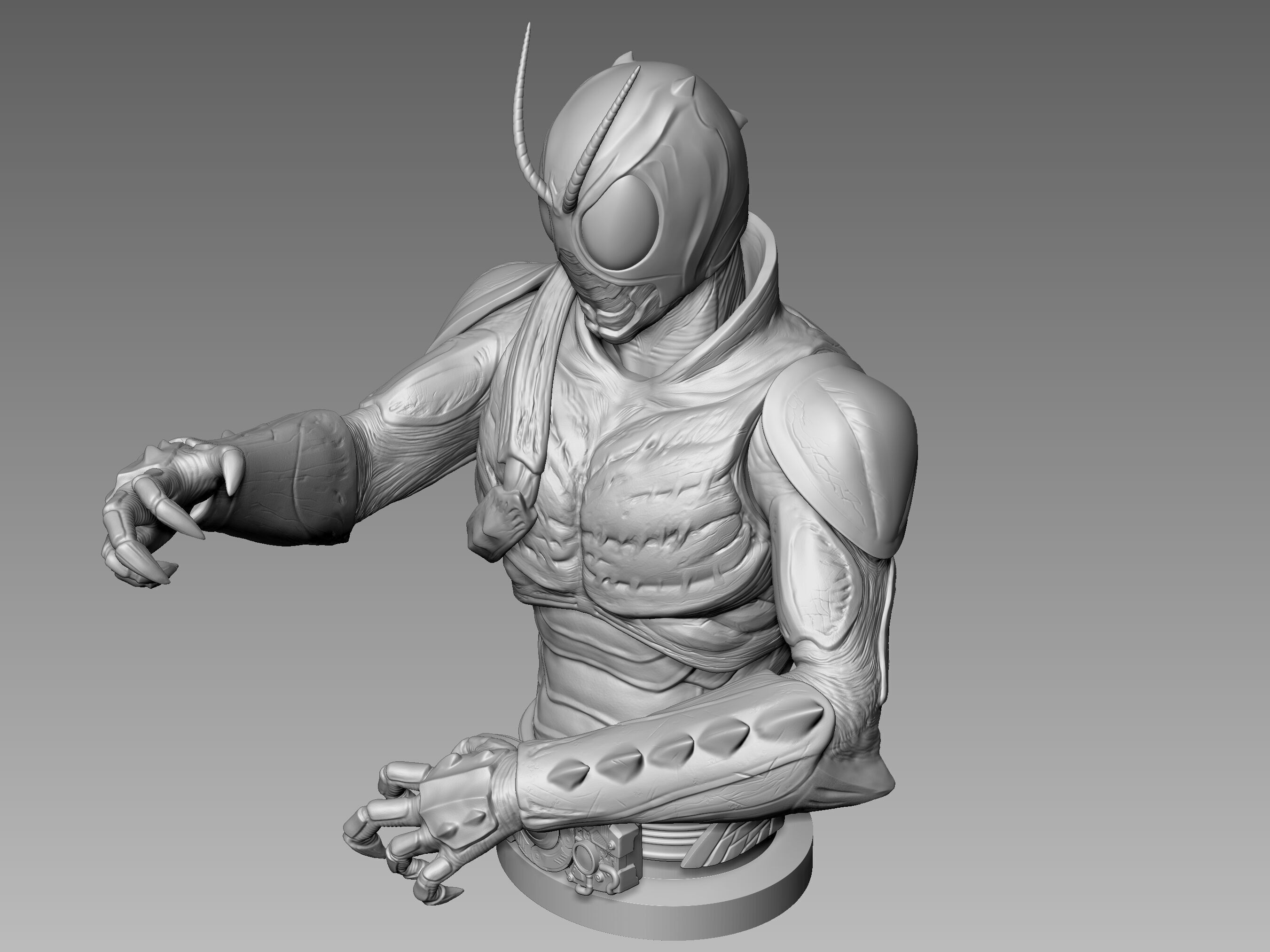 Kamen Rider Black Sun 3D Model 3D print model 3D print model_7