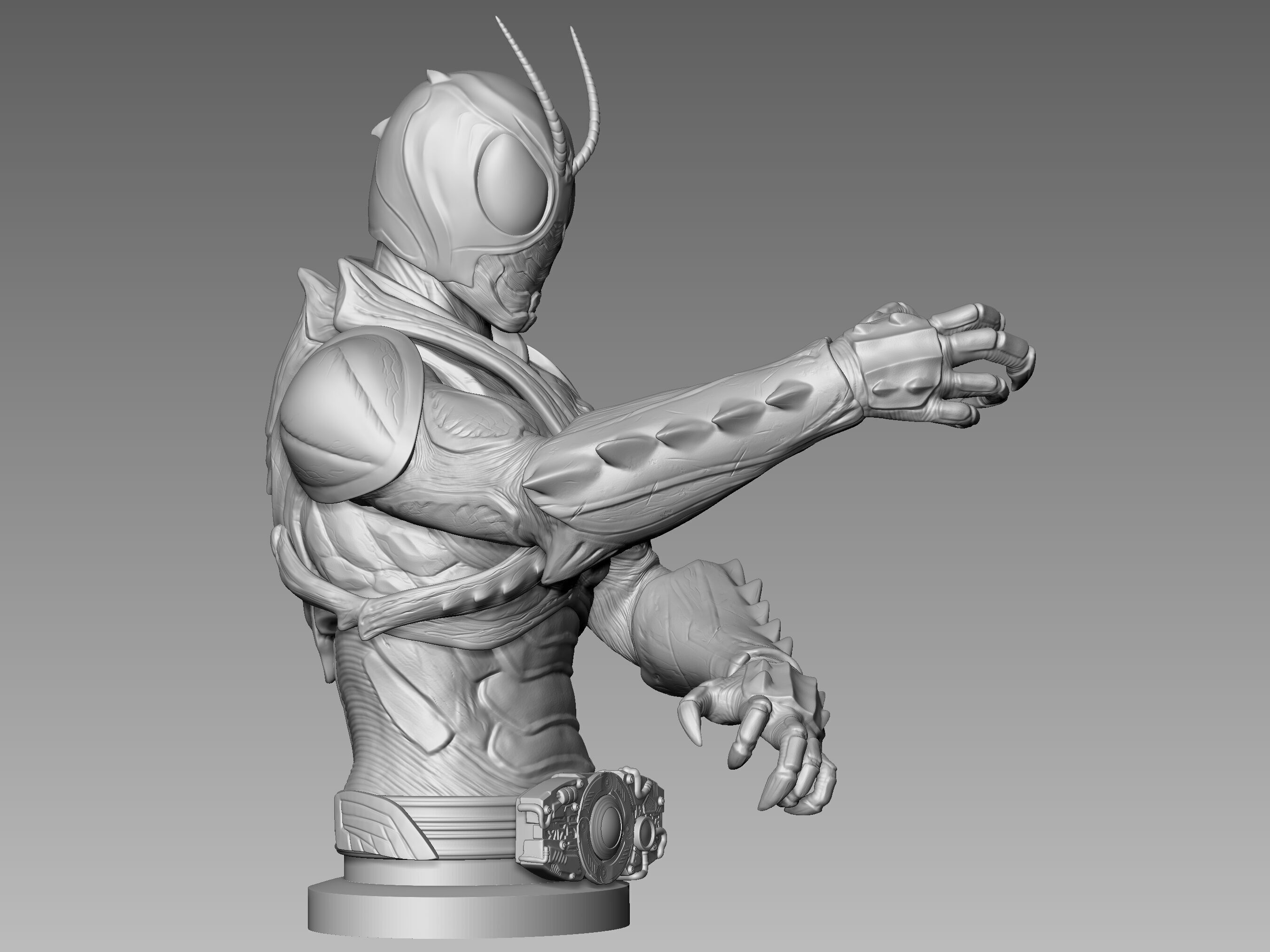 Kamen Rider Black Sun 3D Model 3D print model 3D print model_5