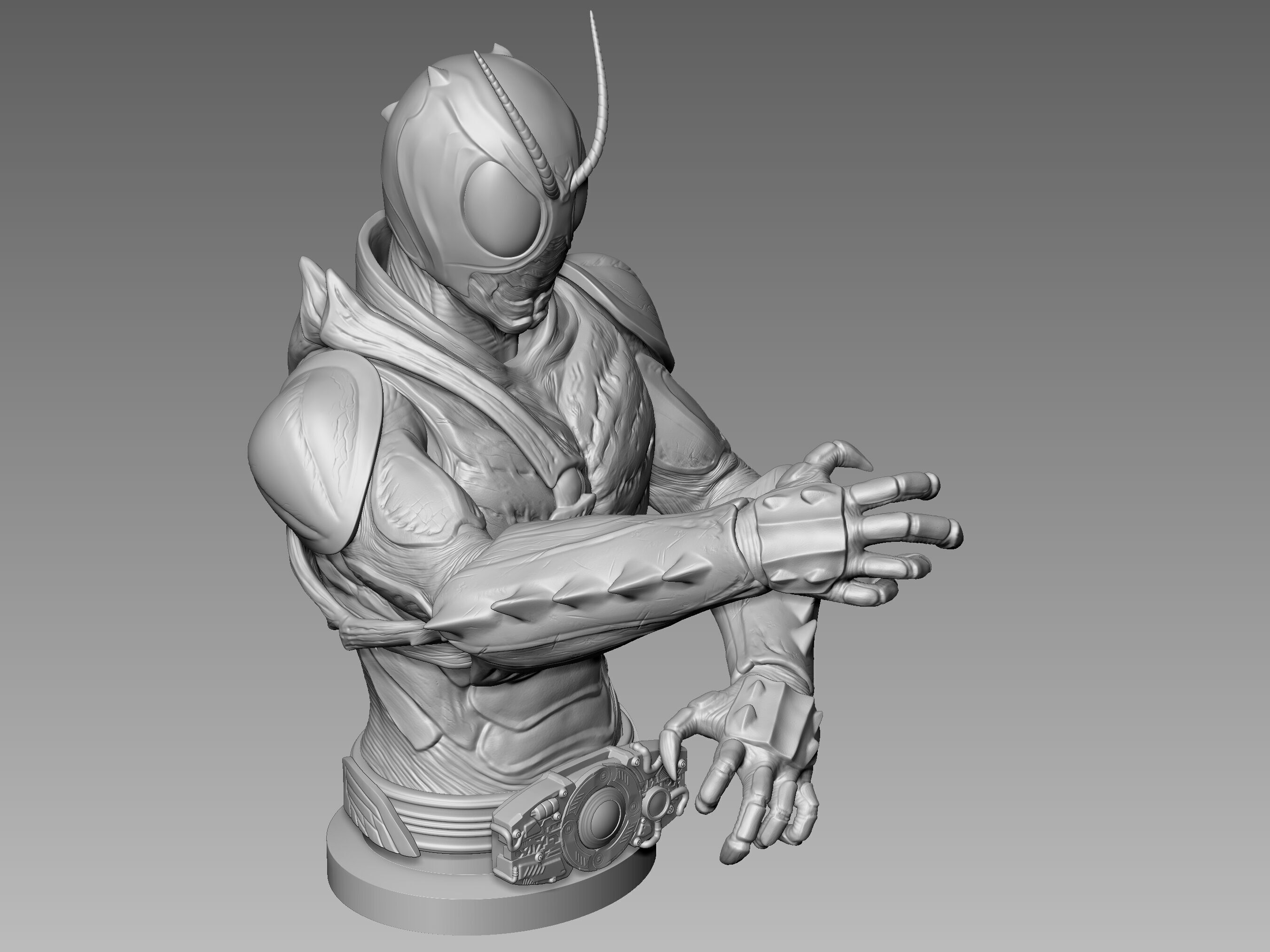 Kamen Rider Black Sun 3D Model 3D print model 3D print model_3