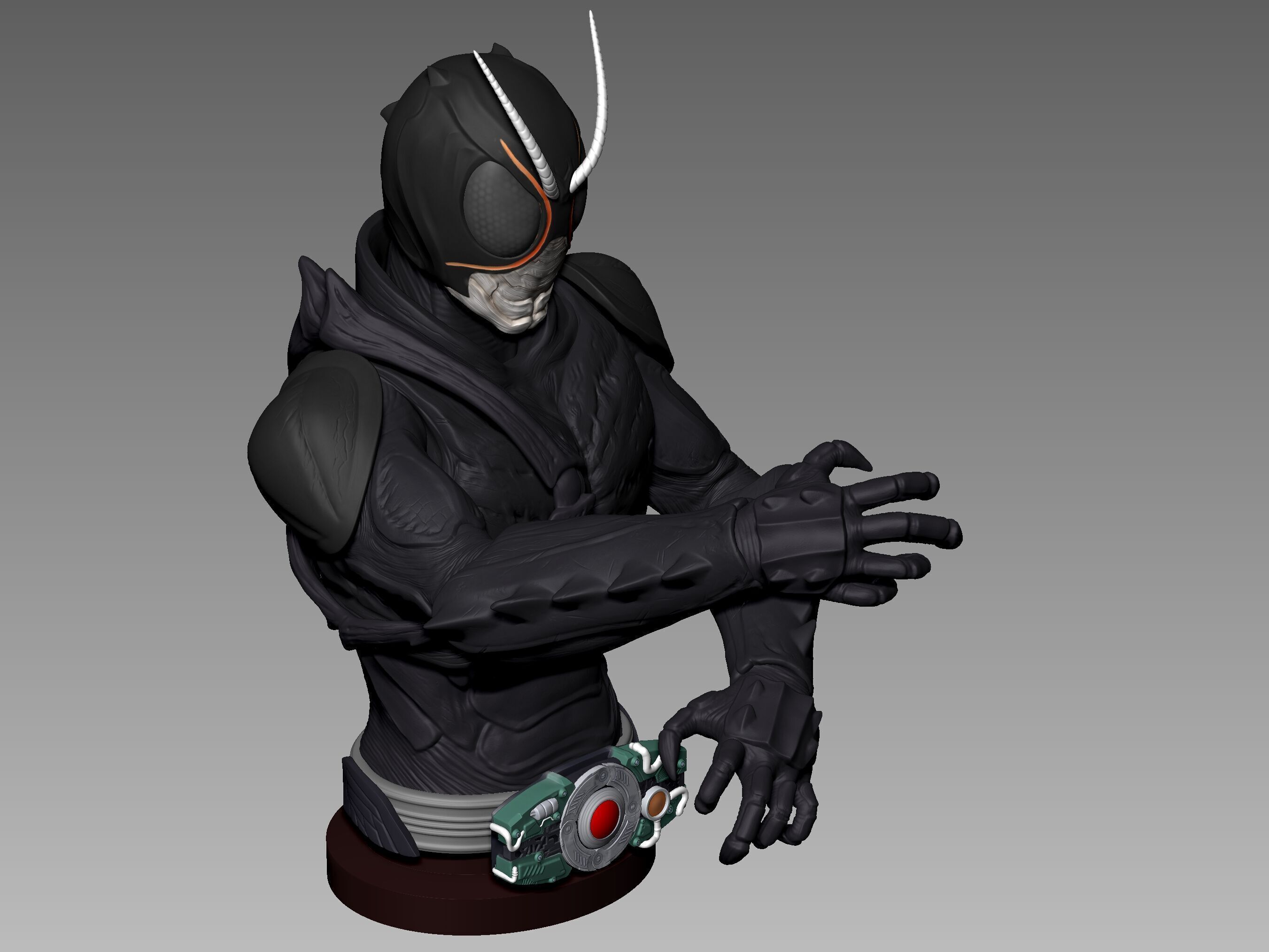 Kamen Rider Black Sun 3D Model 3D print model 3D print model_2