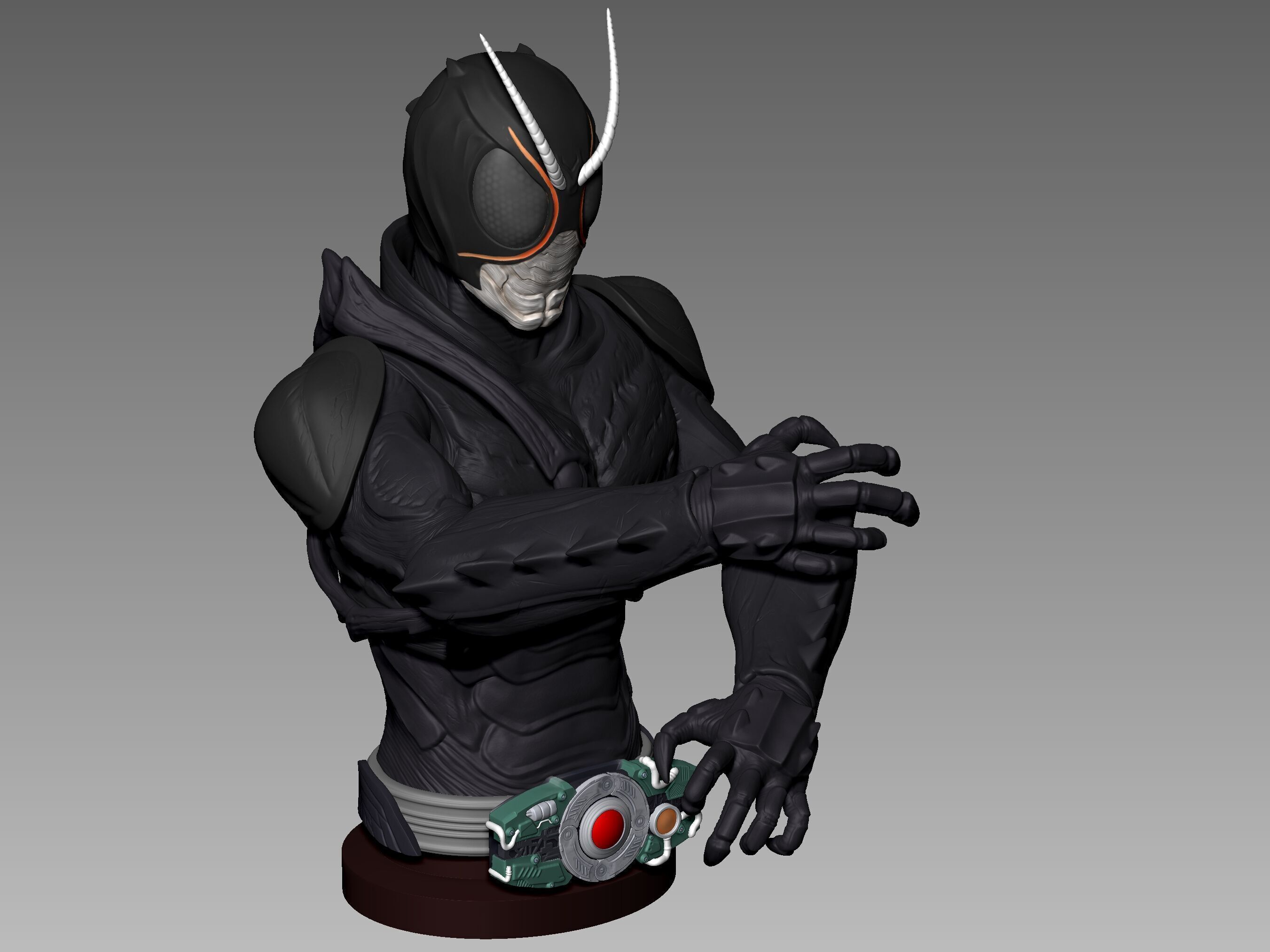 Kamen Rider Black Sun 3D Model 3D print model 3D print model_8
