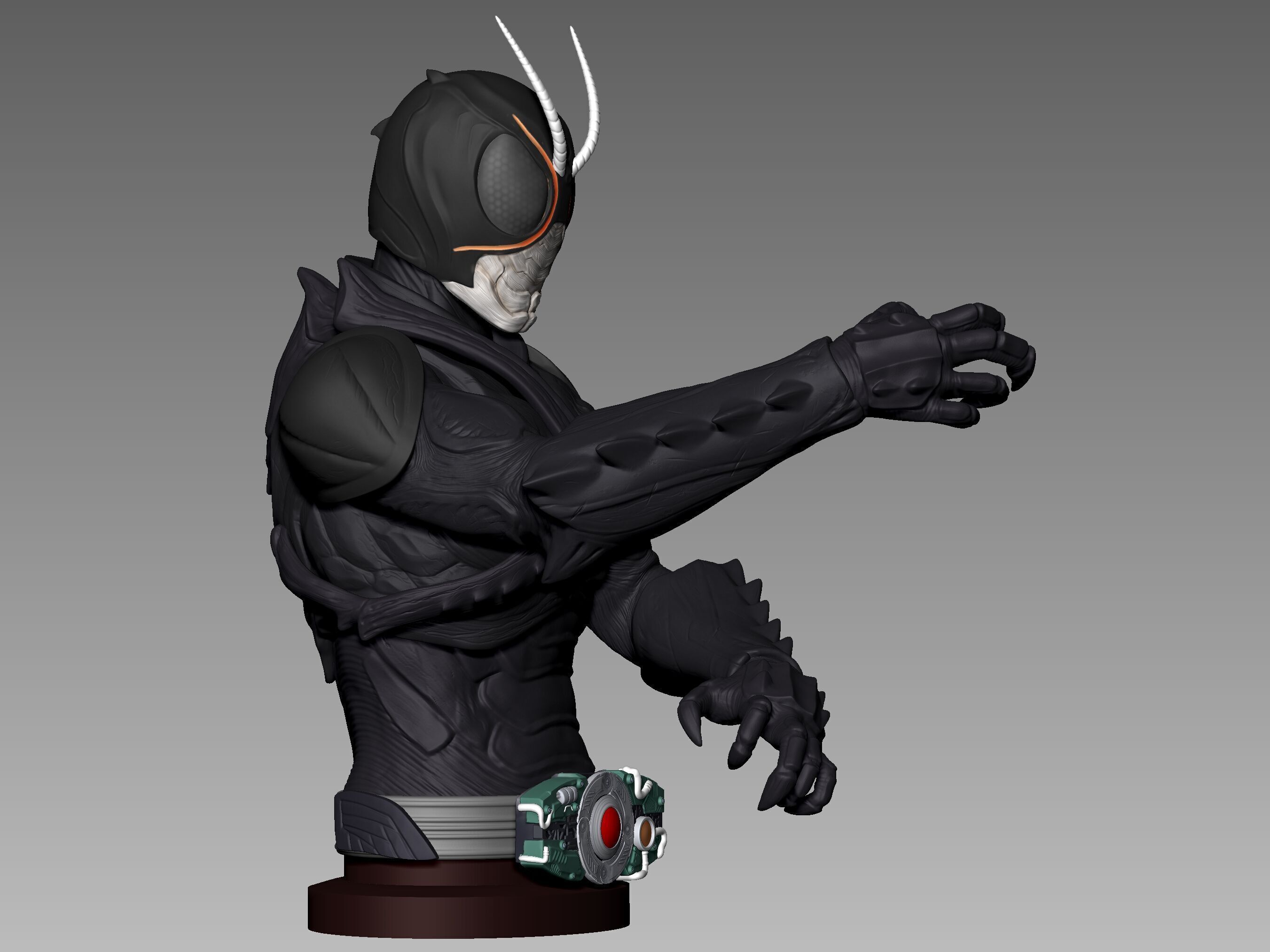 Kamen Rider Black Sun 3D Model 3D print model 3D print model_4