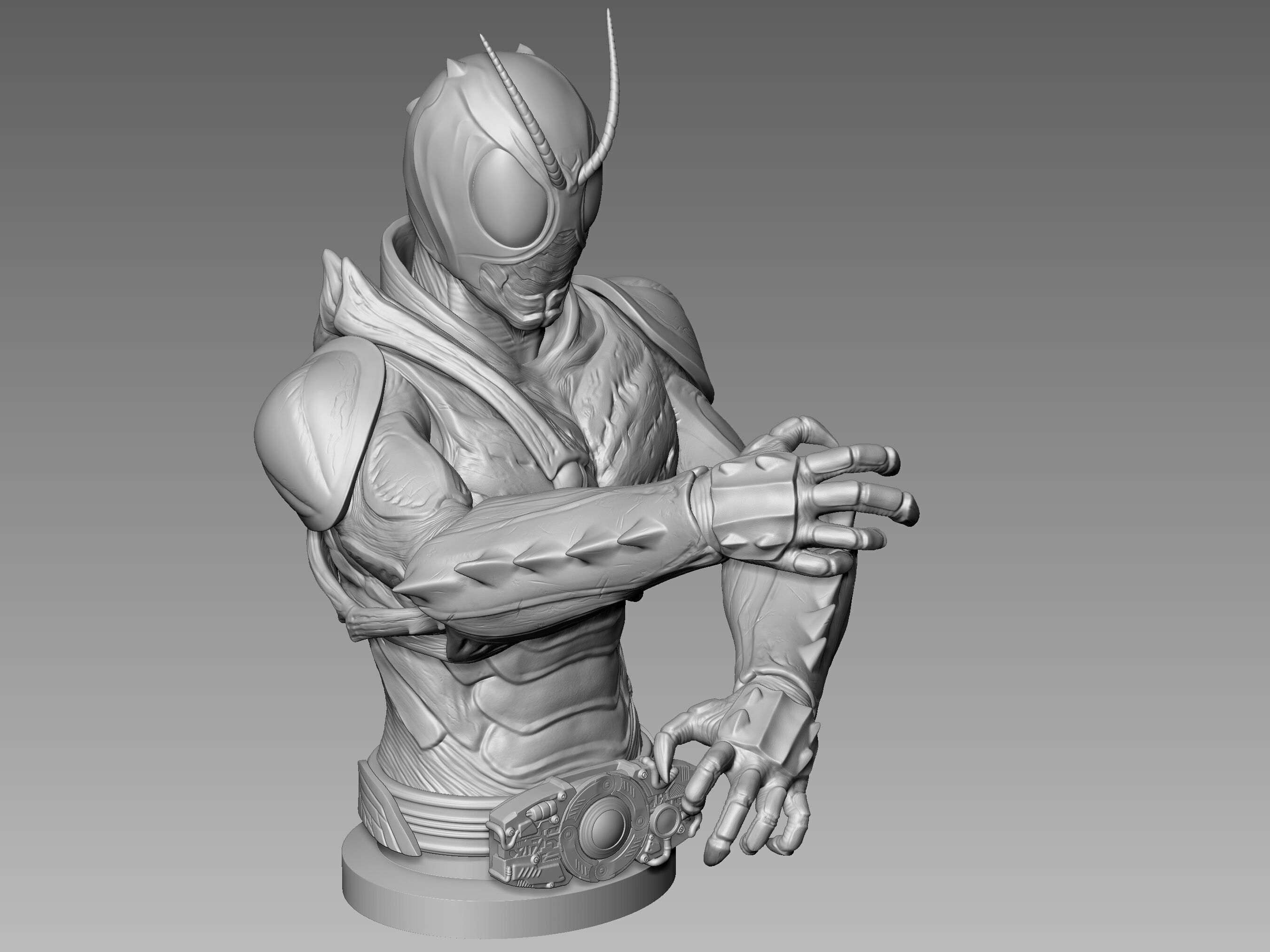 Kamen Rider Black Sun 3D Model 3D print model 3D print model_9