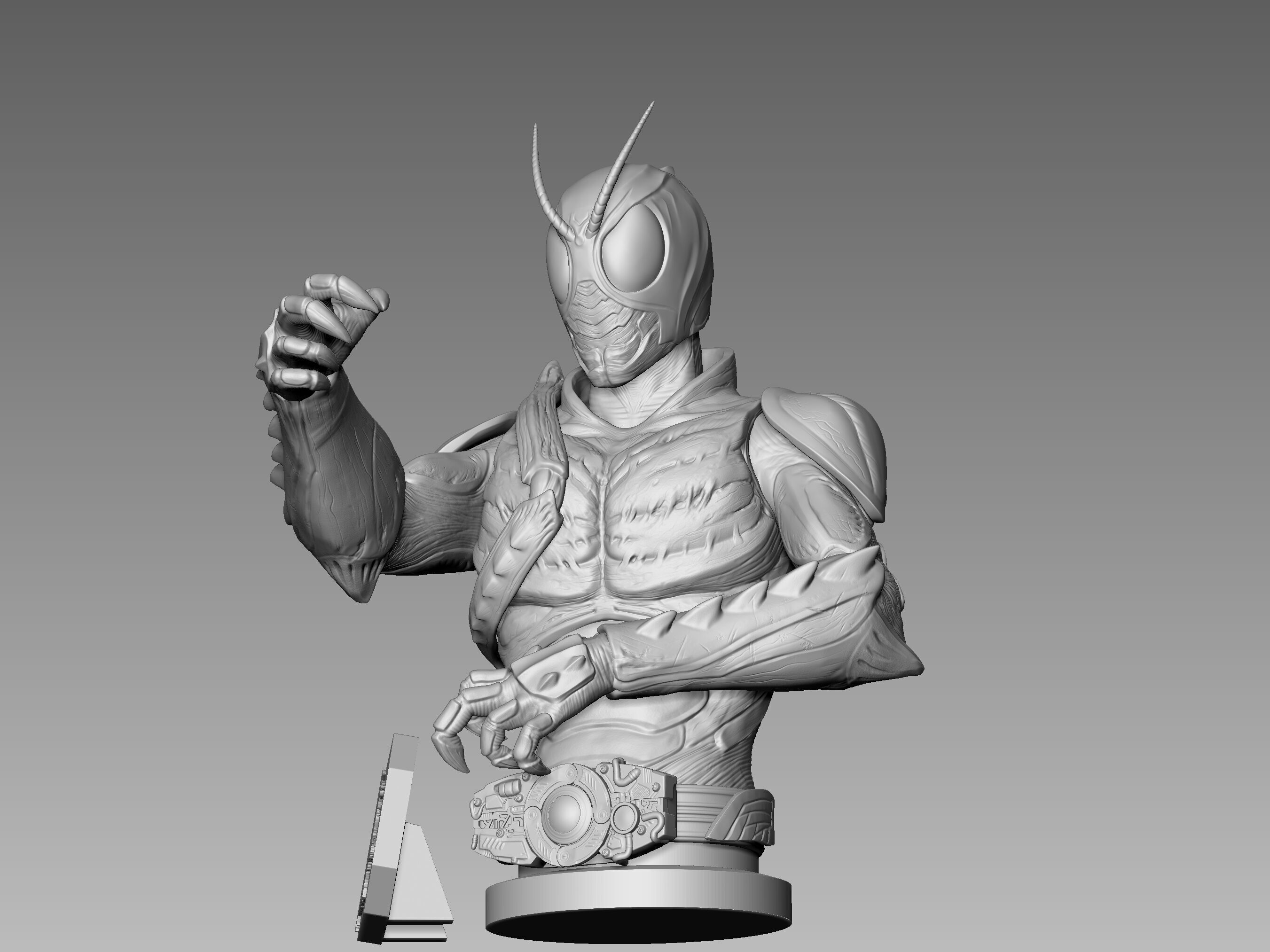 Kamen Rider Black Sun 3D Model 3D print model 3D print model_11