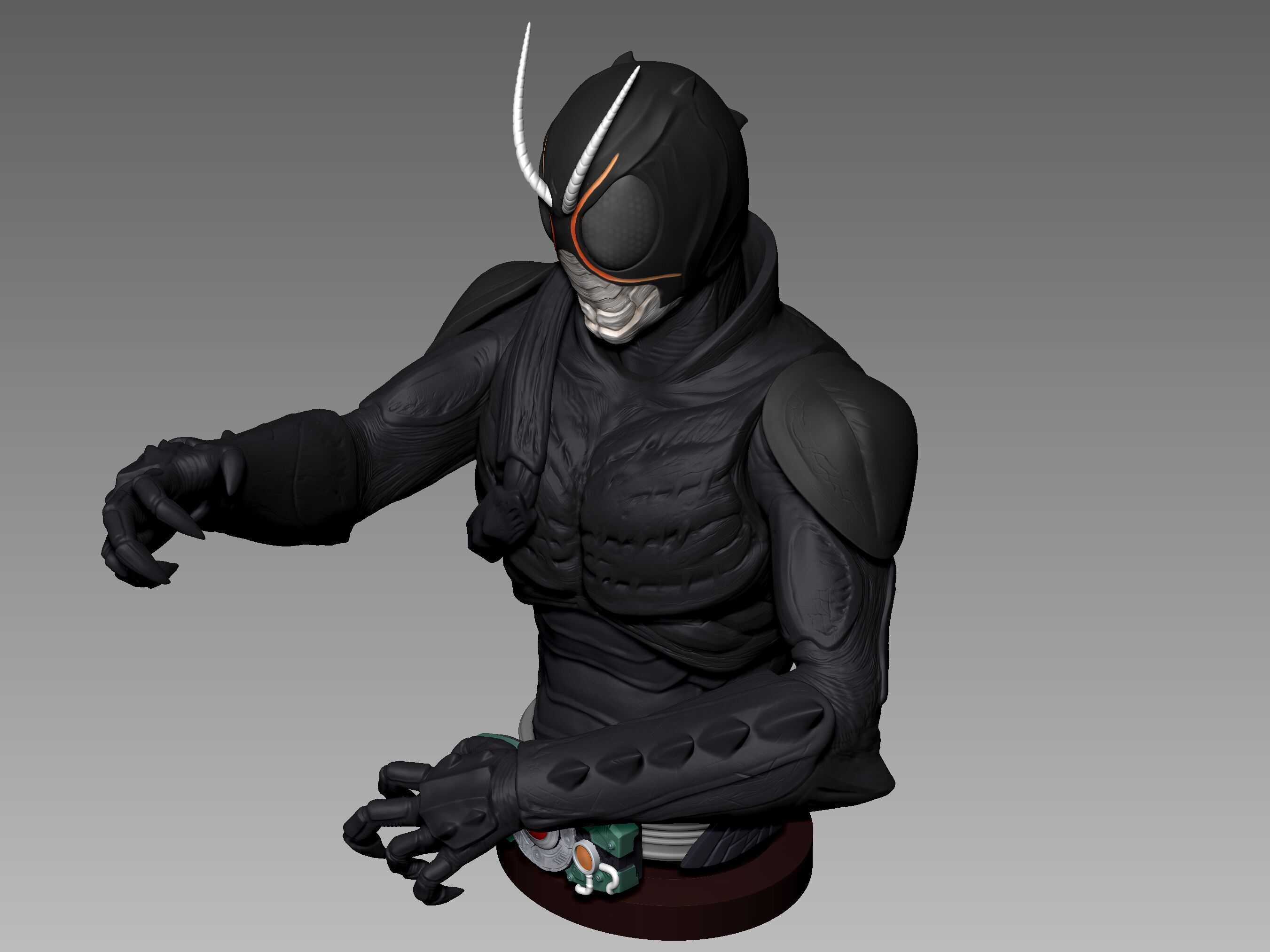 Kamen Rider Black Sun 3D Model 3D print model 3D print model_6