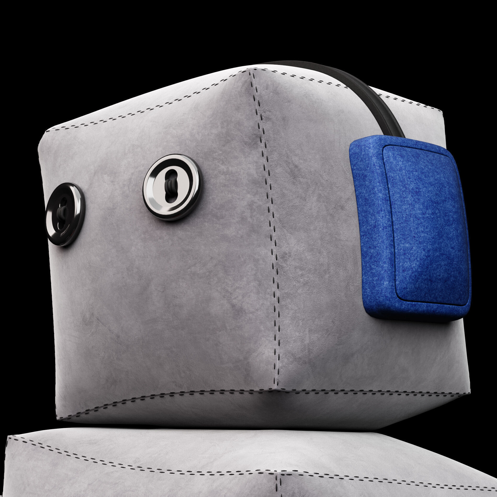 Robot soft toy 3D model_14