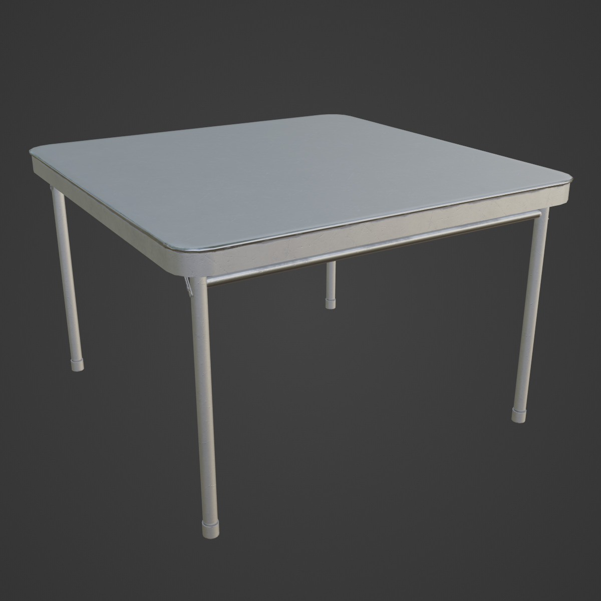 Folding Table 01  Low-poly 3D model_6