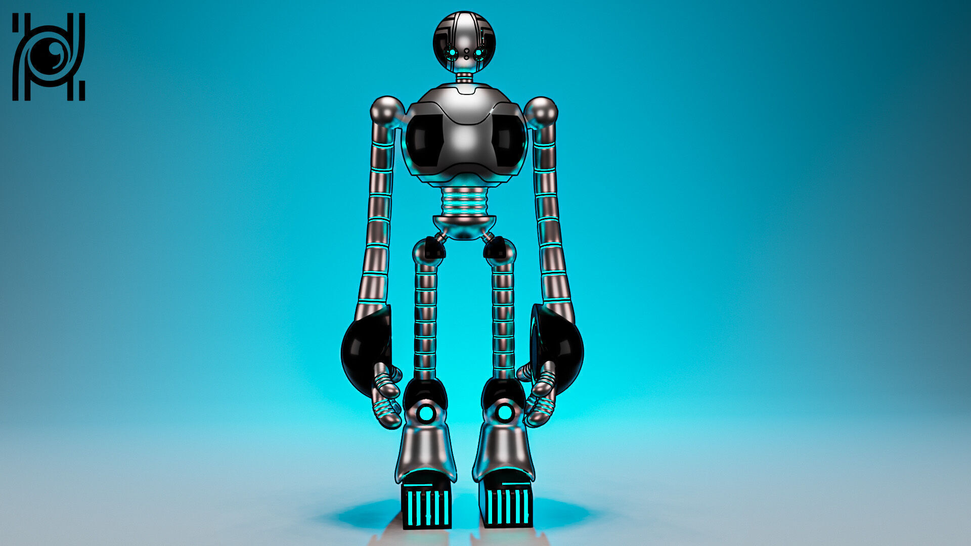 Wild robot Free 3D model_7