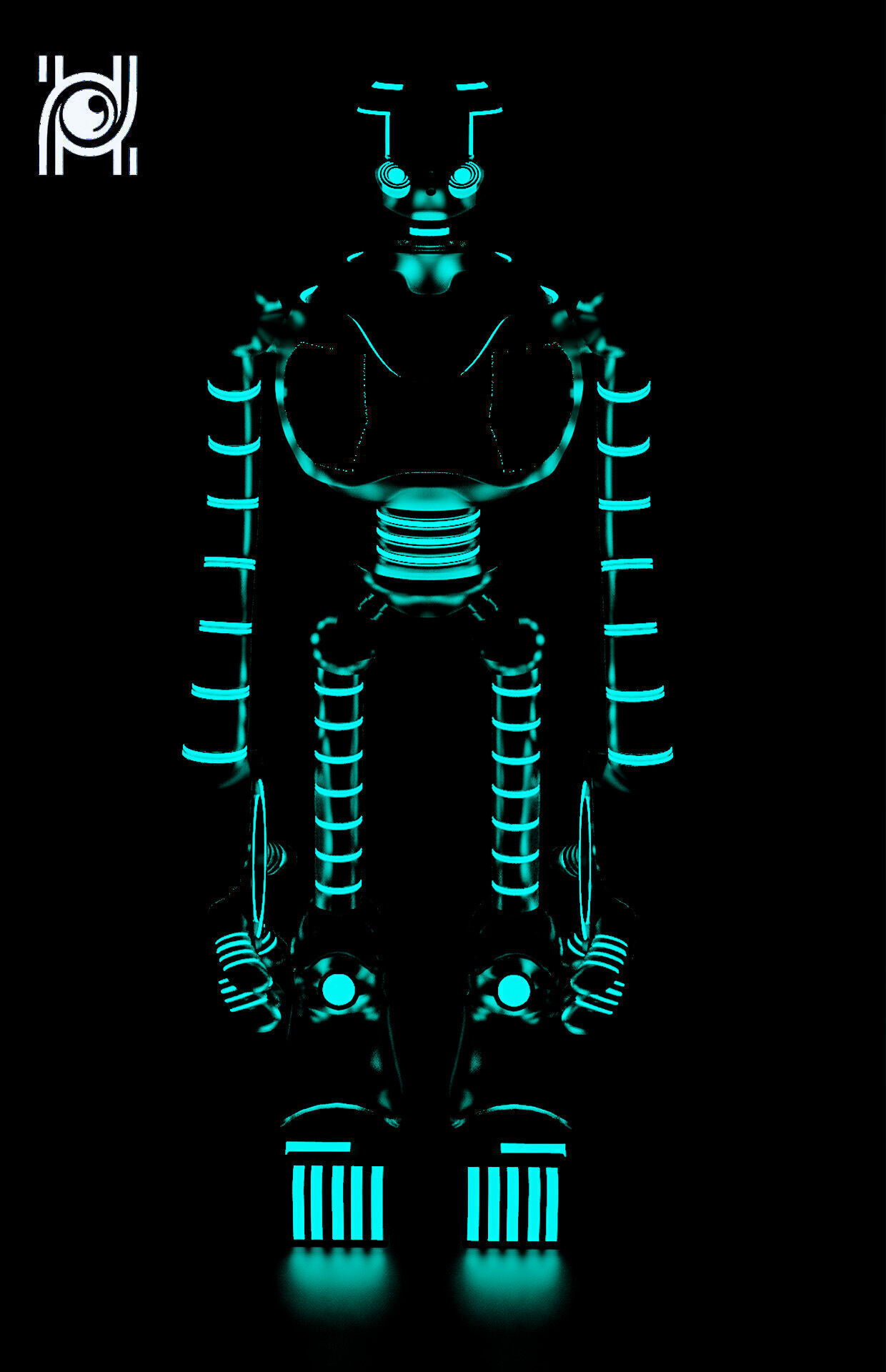 Wild robot Free 3D model_4