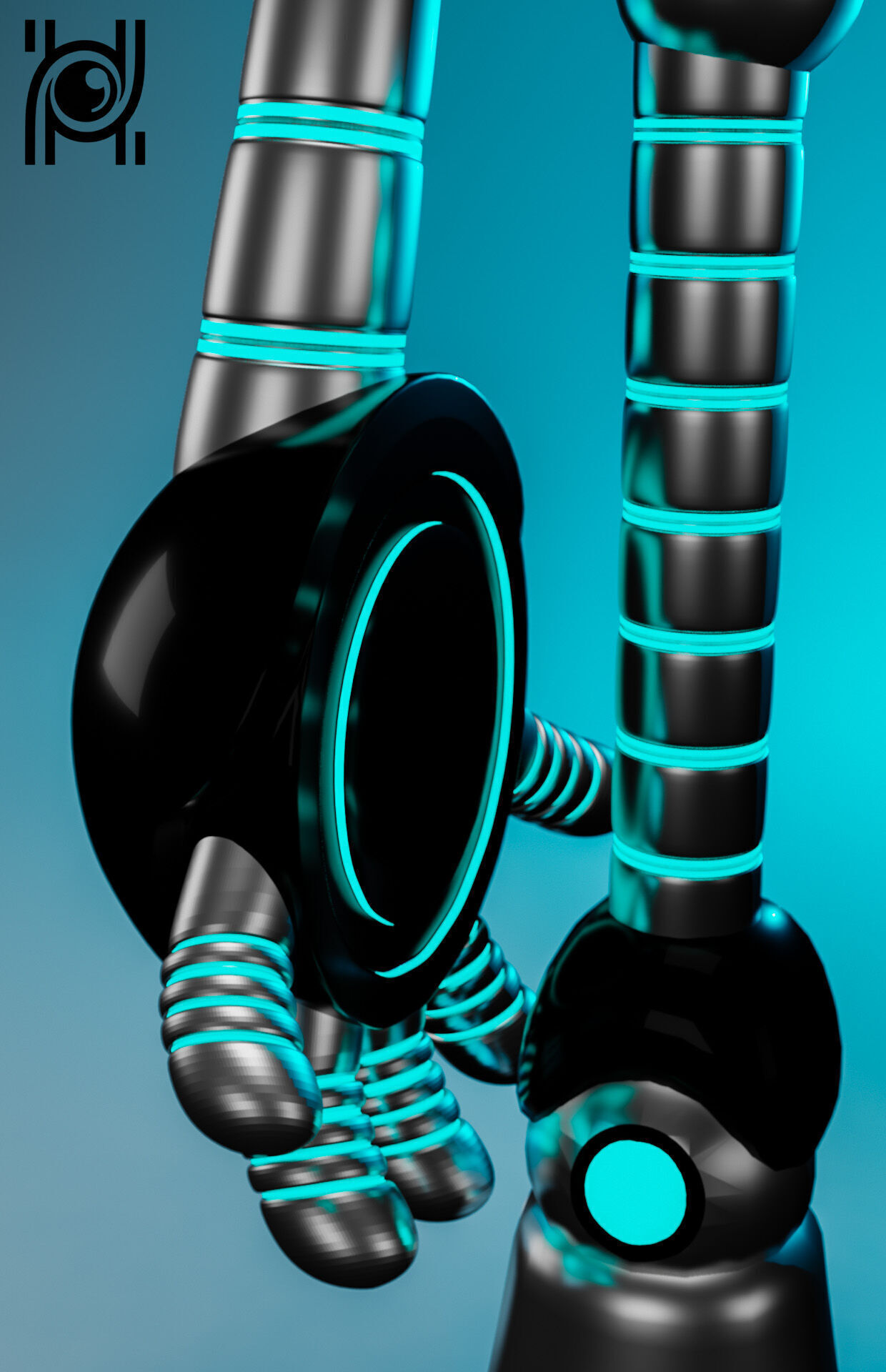 Wild robot Free 3D model_3