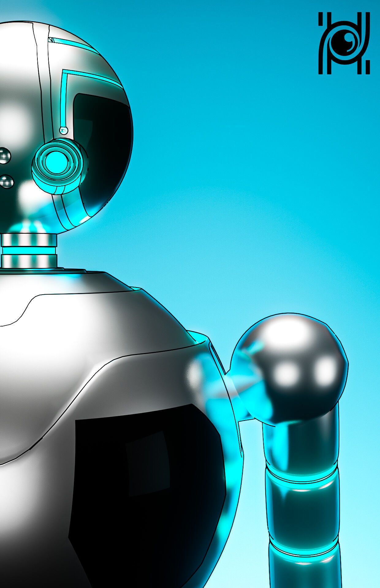 Wild robot Free 3D model_1