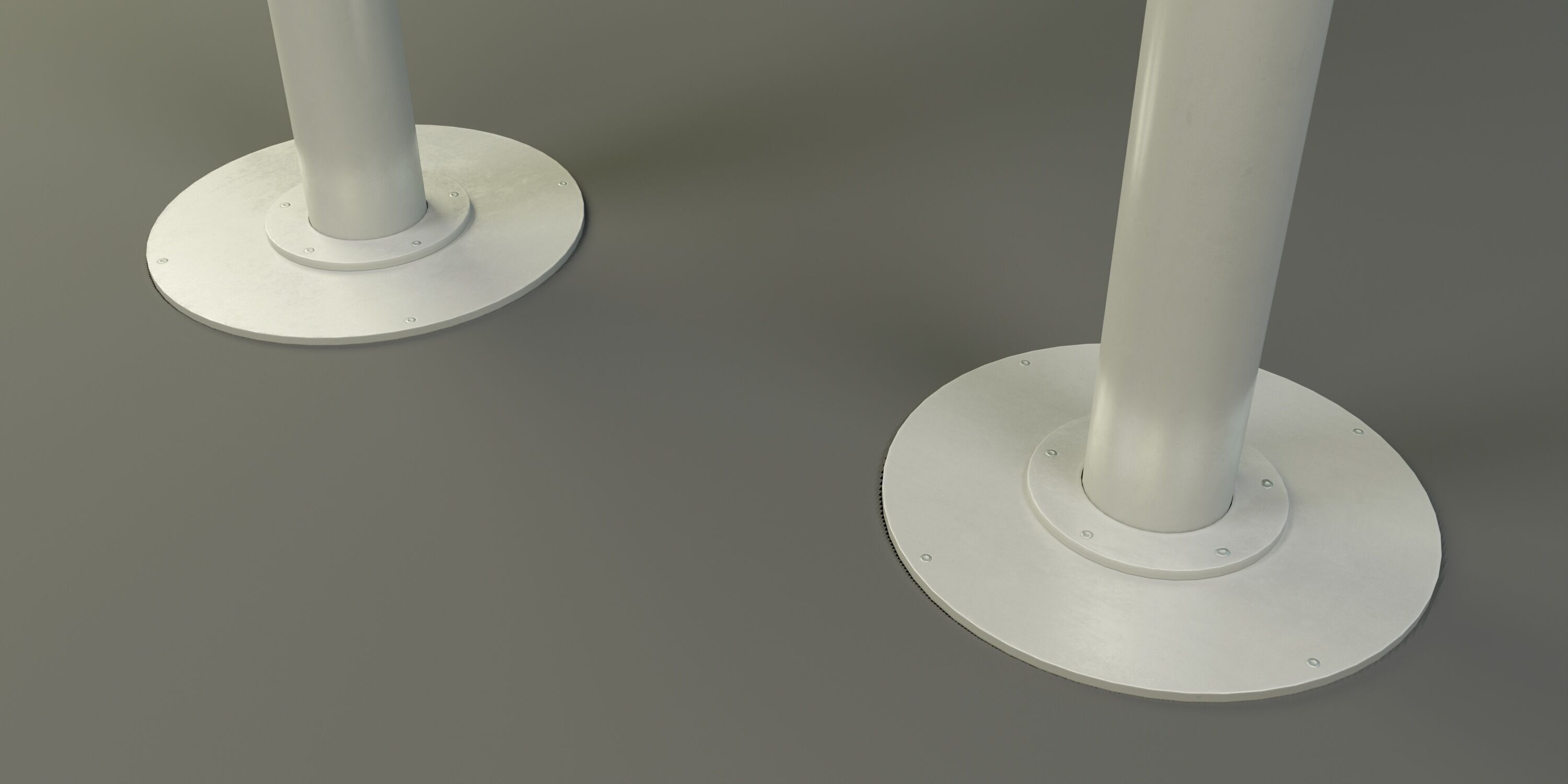 Tower Binocular Viewer PBR Low-poly 3D model_7