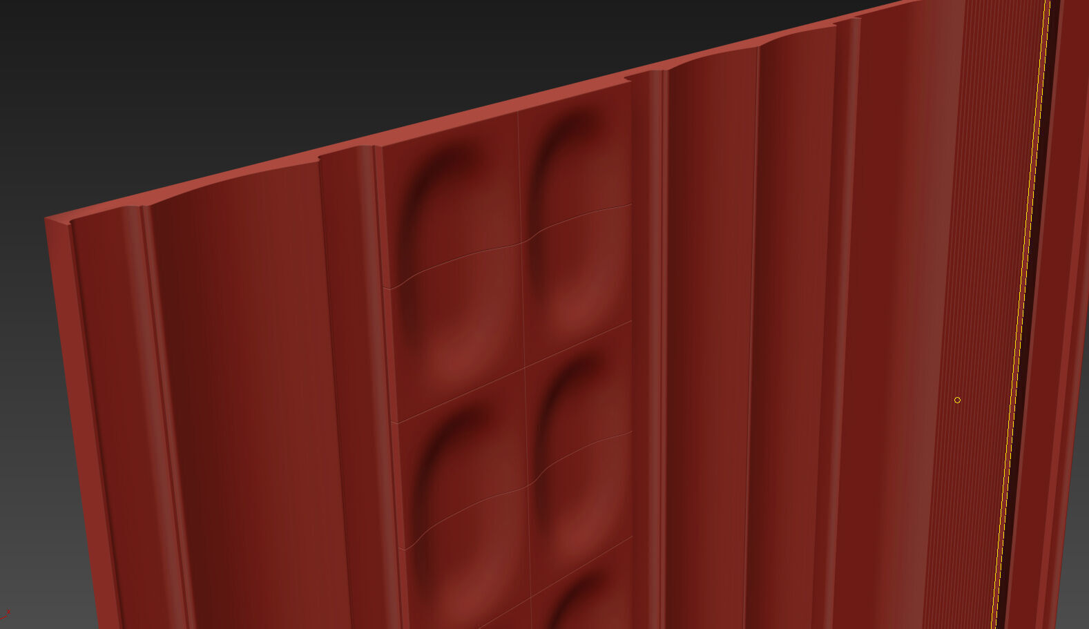 Decorative V22 Wall Panels 3D model_8