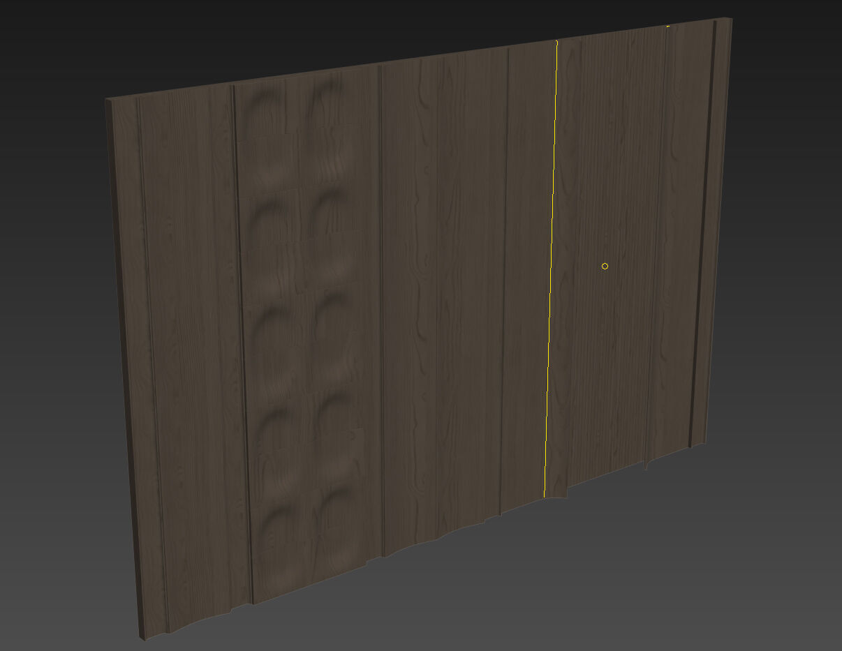 Decorative V22 Wall Panels 3D model_4
