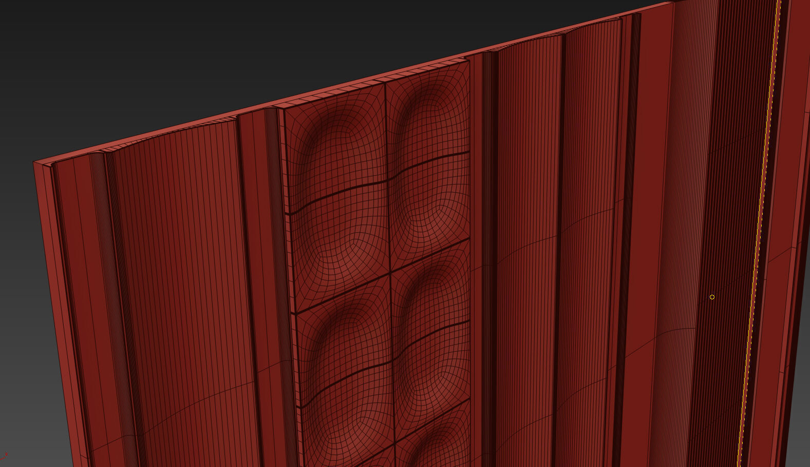 Decorative V22 Wall Panels 3D model_9