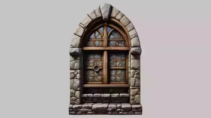 Medieval Stone Window