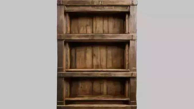 Medieval Furniture Wooden Rack 