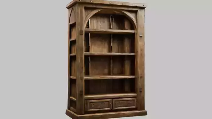 Wooden closet Medieval Furniture tall interior decor 