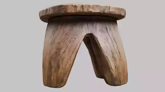 Medieval Wooden Stool