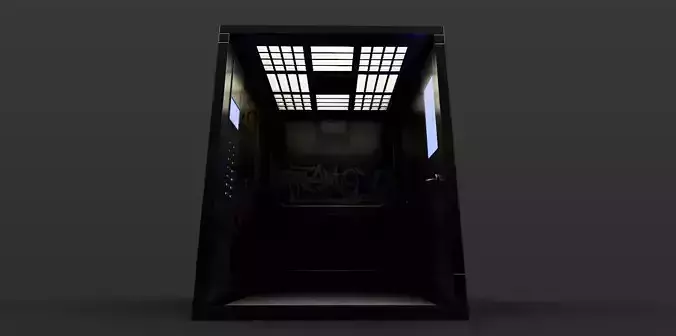 Elevator Cabin - High-Quality 3D Model