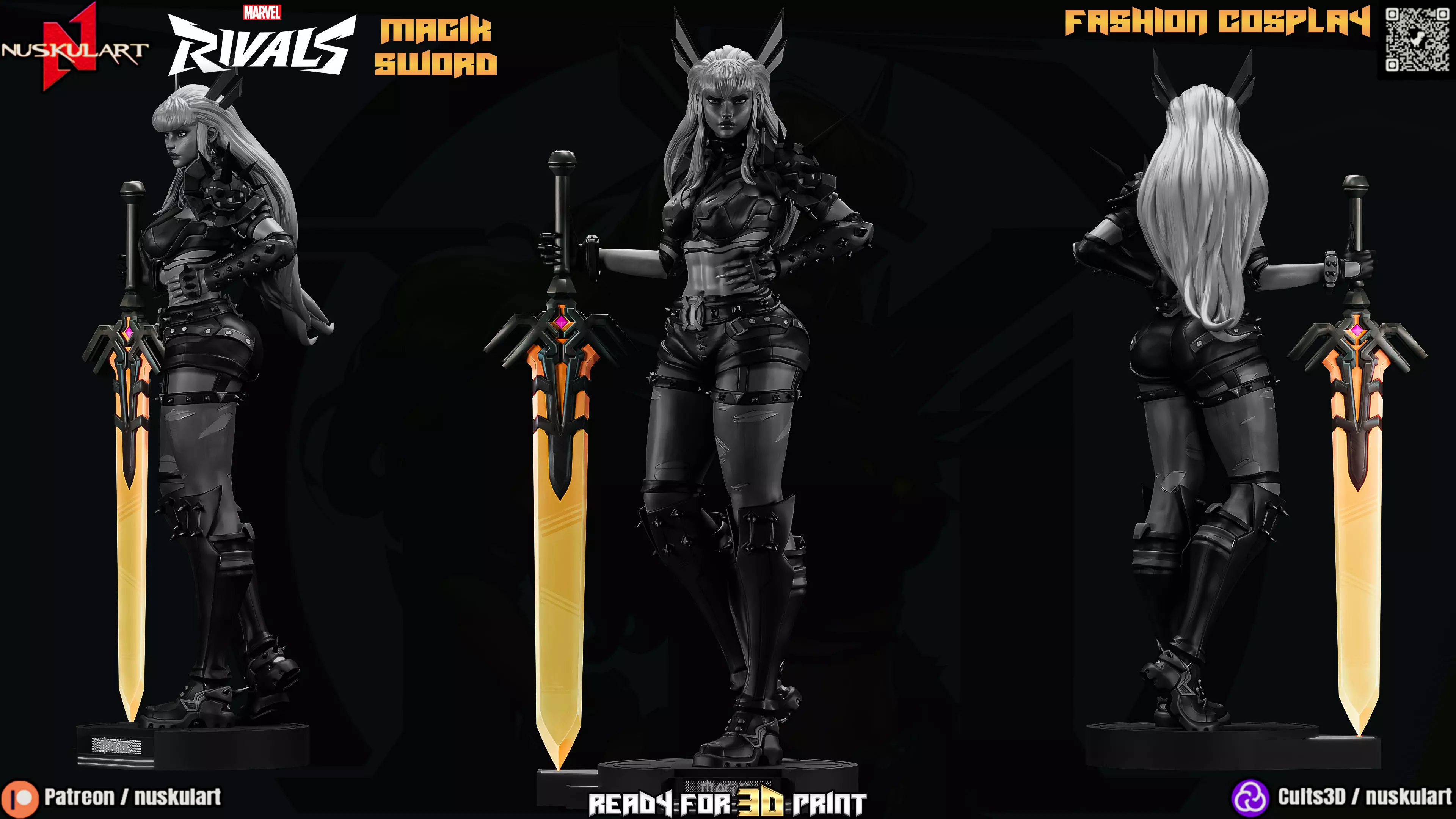 Magik Sword - Marvel Rivals - 3D Printing Stl Free 3D print model