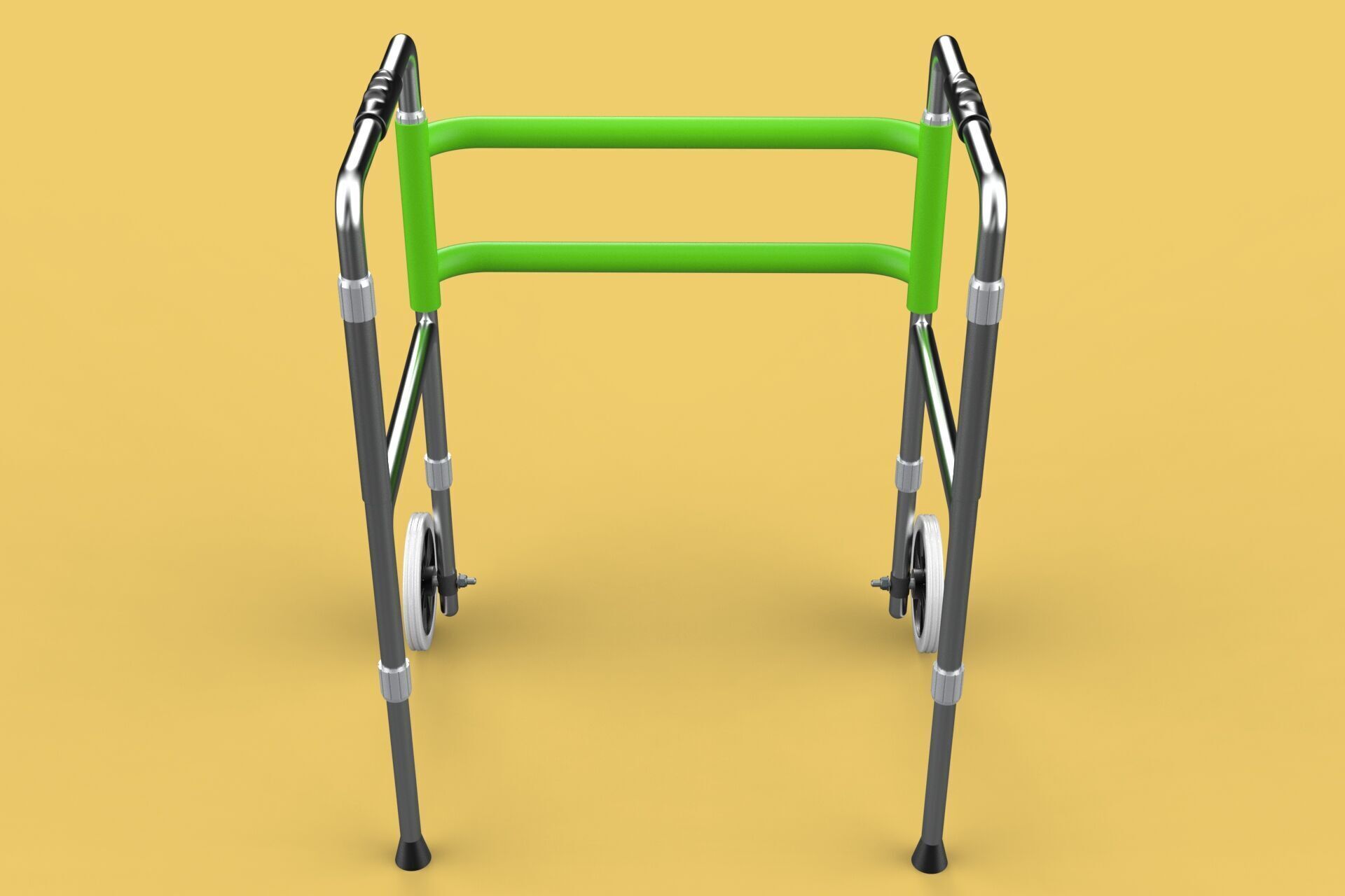 WHEELED WALKER ROLLING ZIMMER WALKING FRAME ROLLATOR FOLDABLE 3D model_20