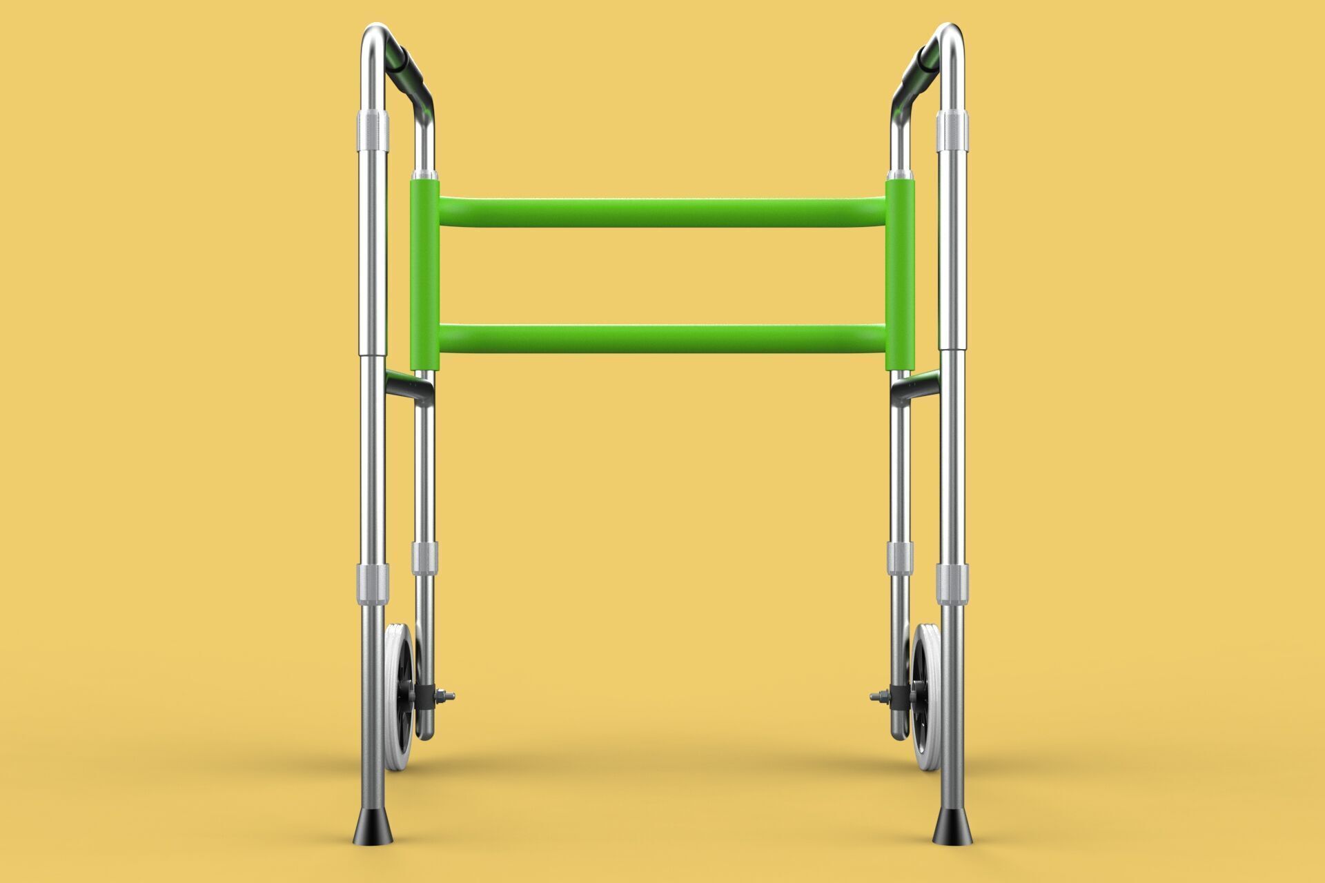WHEELED WALKER ROLLING ZIMMER WALKING FRAME ROLLATOR FOLDABLE 3D model_11