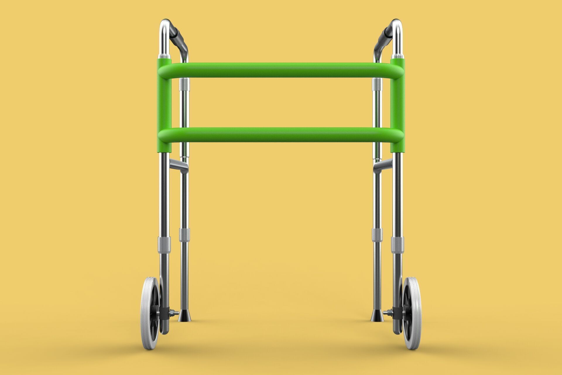 WHEELED WALKER ROLLING ZIMMER WALKING FRAME ROLLATOR FOLDABLE 3D model_21
